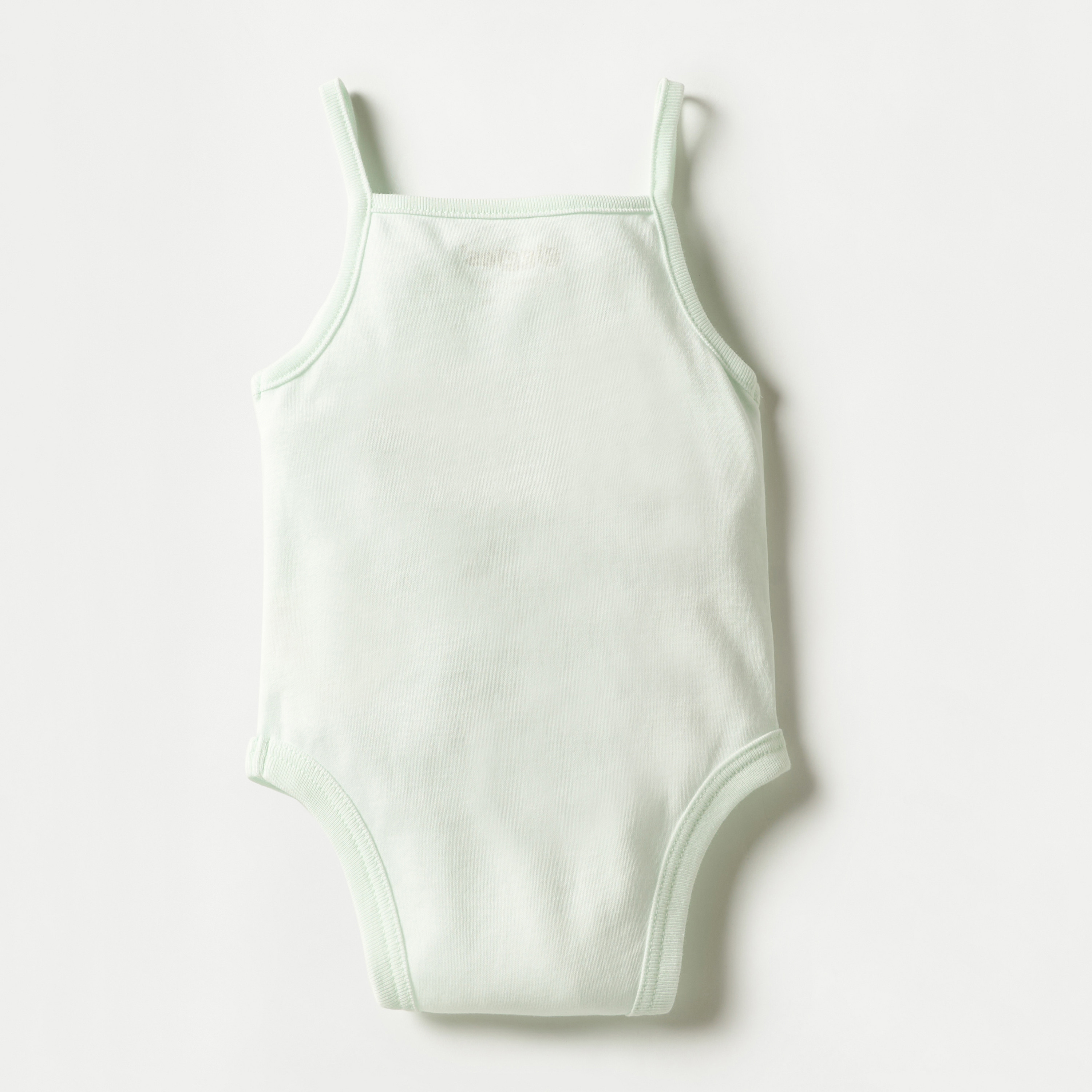 Giggles Panelled Strappy Bodysuit with Snap Button Closure-baby-girls-clothing-bodysuits-image-2