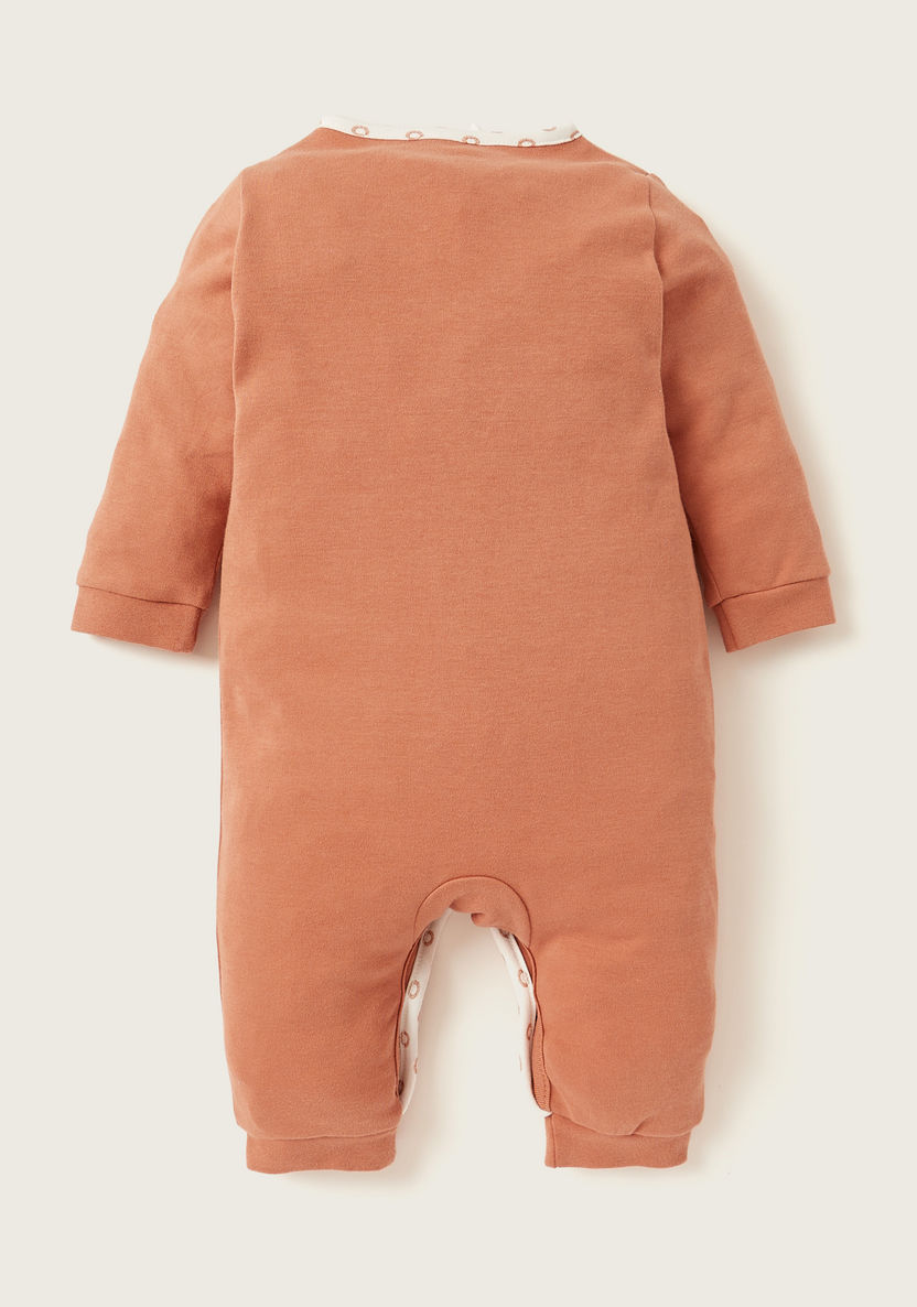 Juniors Printed Sleepsuit with Long Sleeves-Sleepsuits-image-3