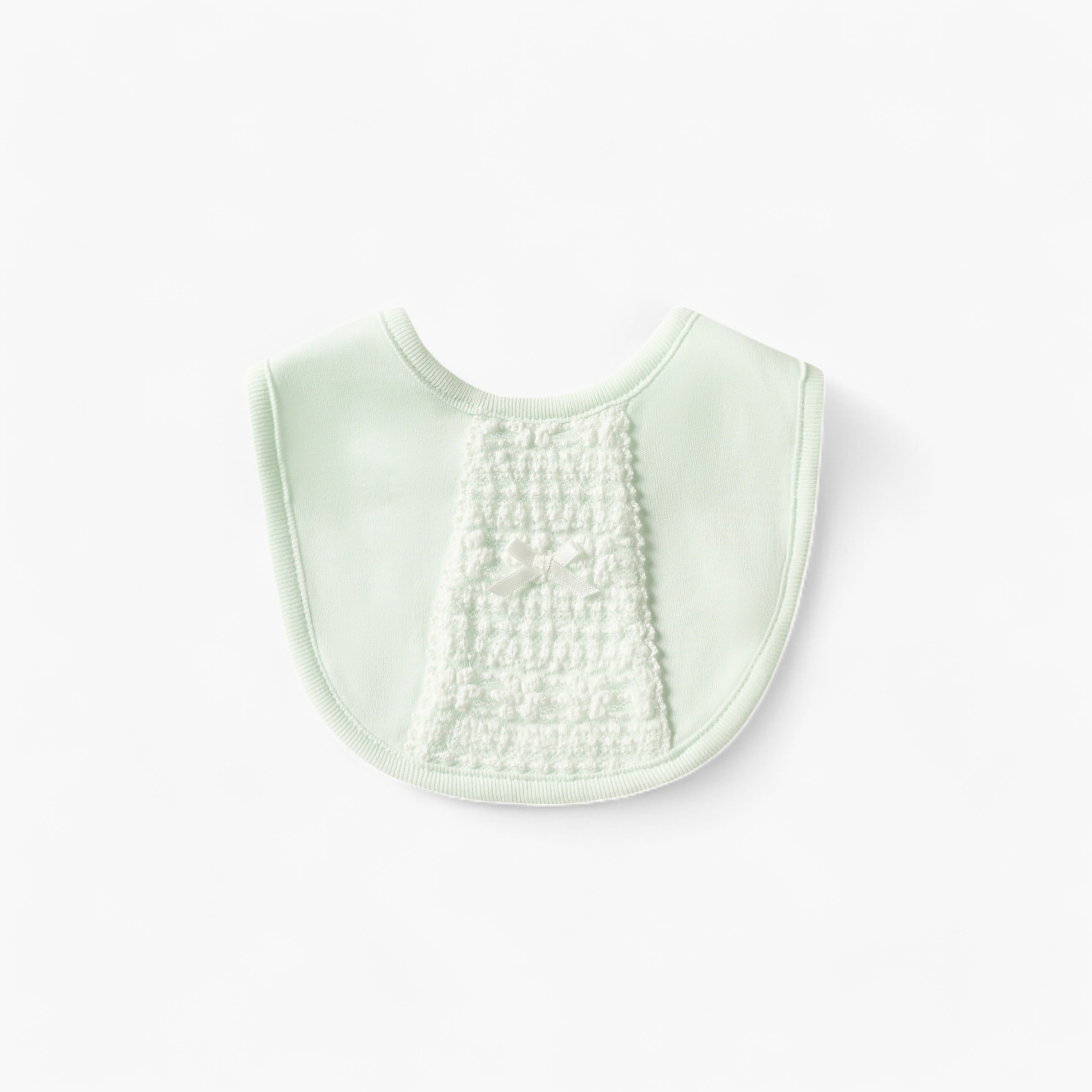 Giggles Panelled Bib with Snap Button Closure-baby-feeding-bibs-image-1