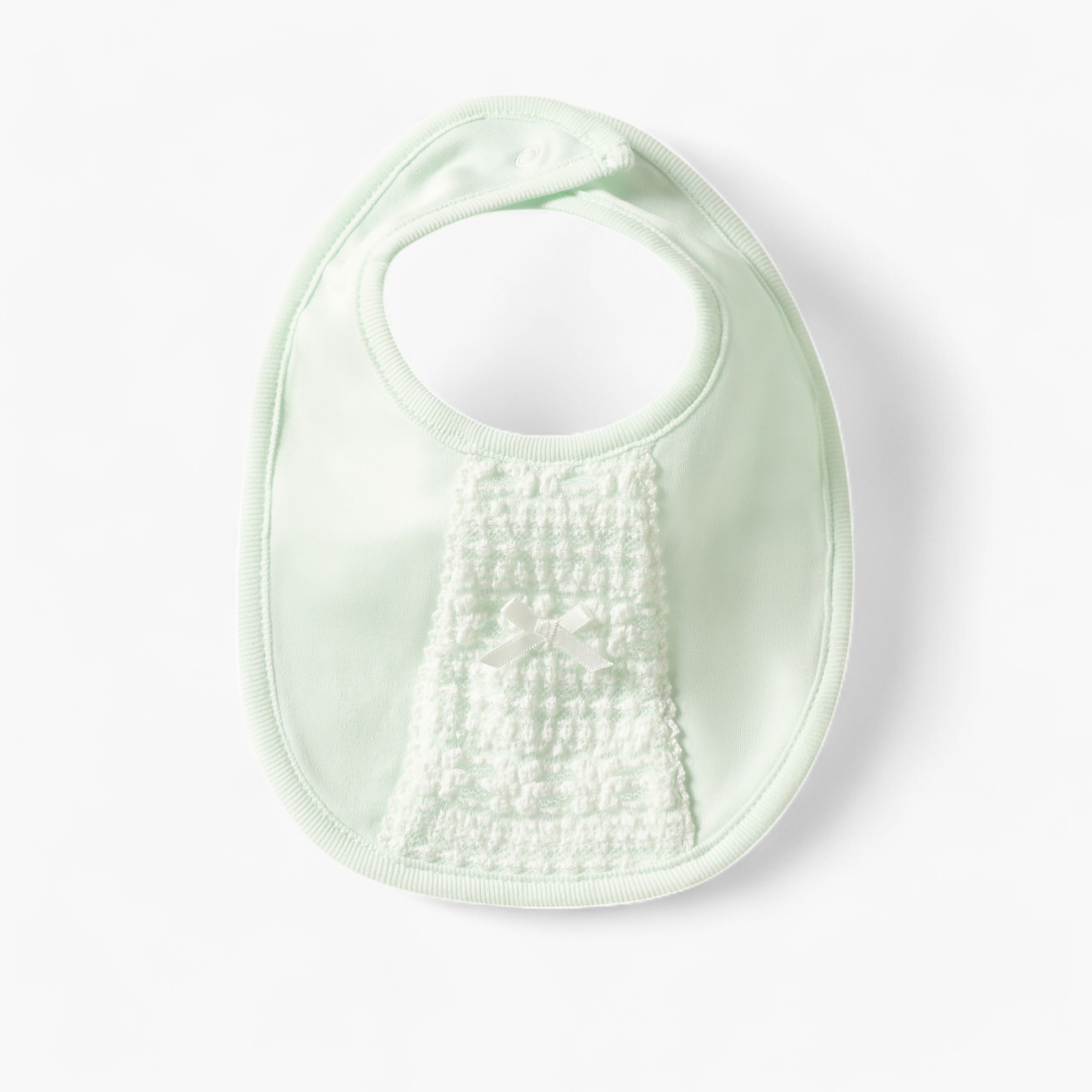 Giggles Panelled Bib with Snap Button Closure-baby-feeding-bibs-image-2
