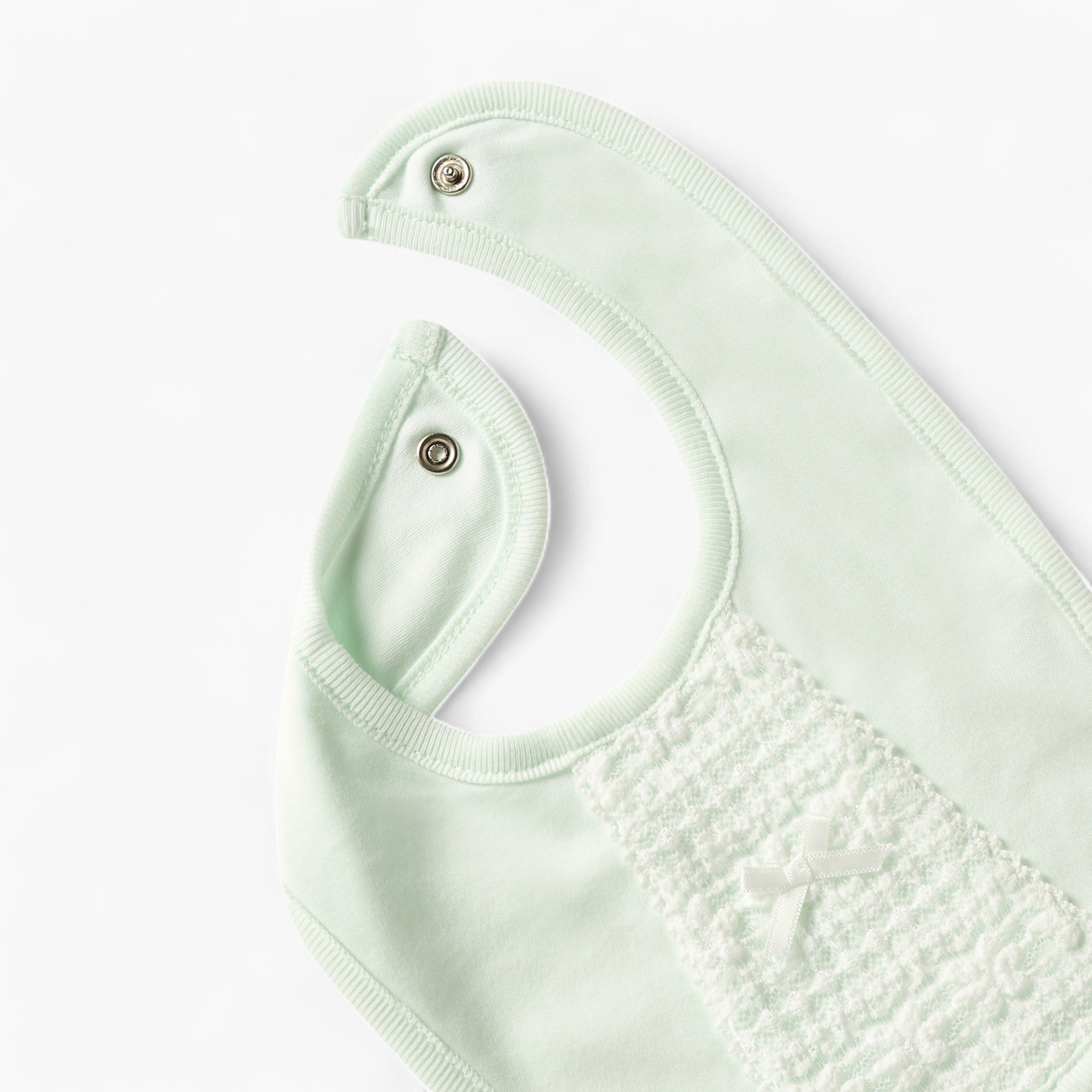 Giggles Panelled Bib with Snap Button Closure-baby-feeding-bibs-image-3