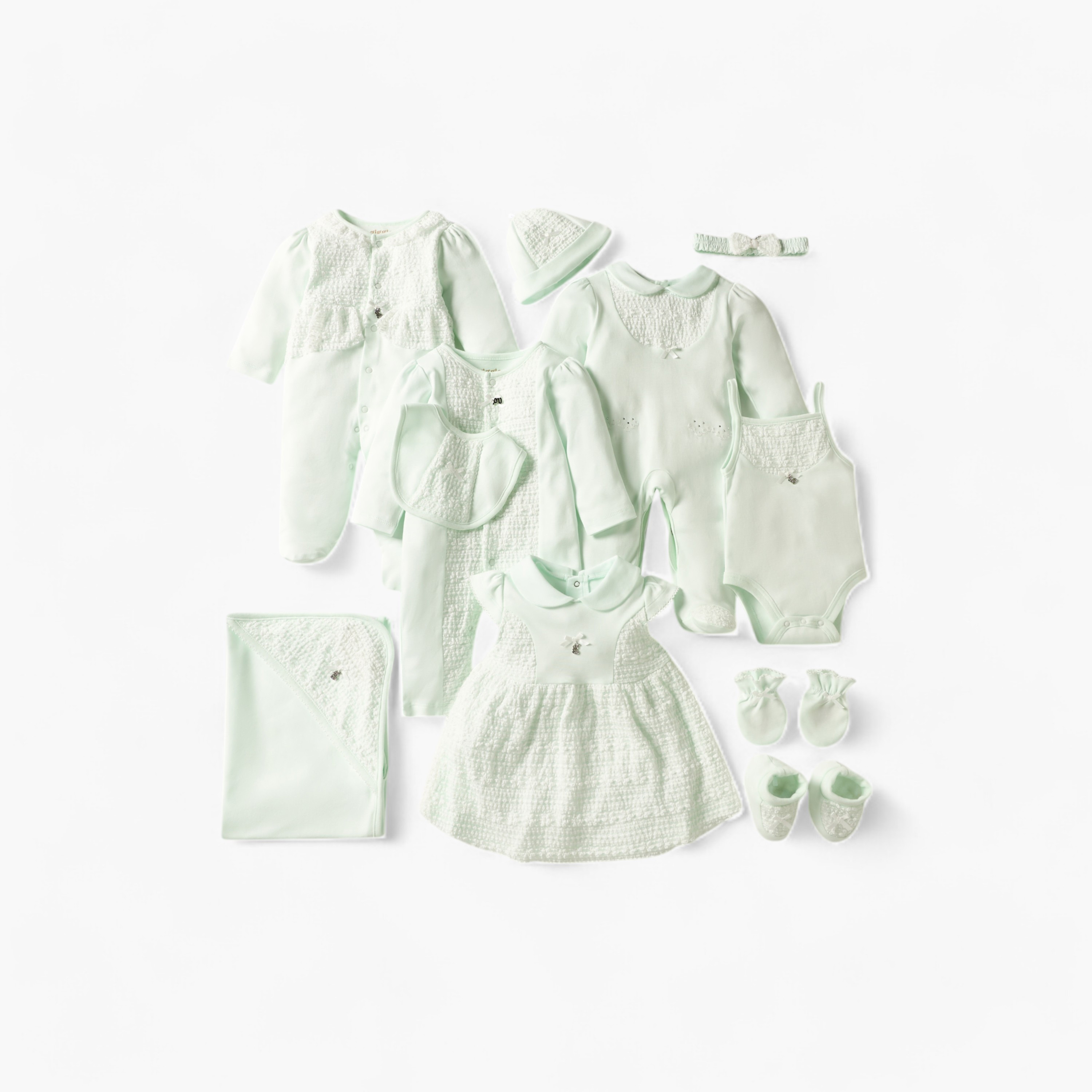 Giggles Panelled Bib with Snap Button Closure-baby-feeding-bibs-image-5