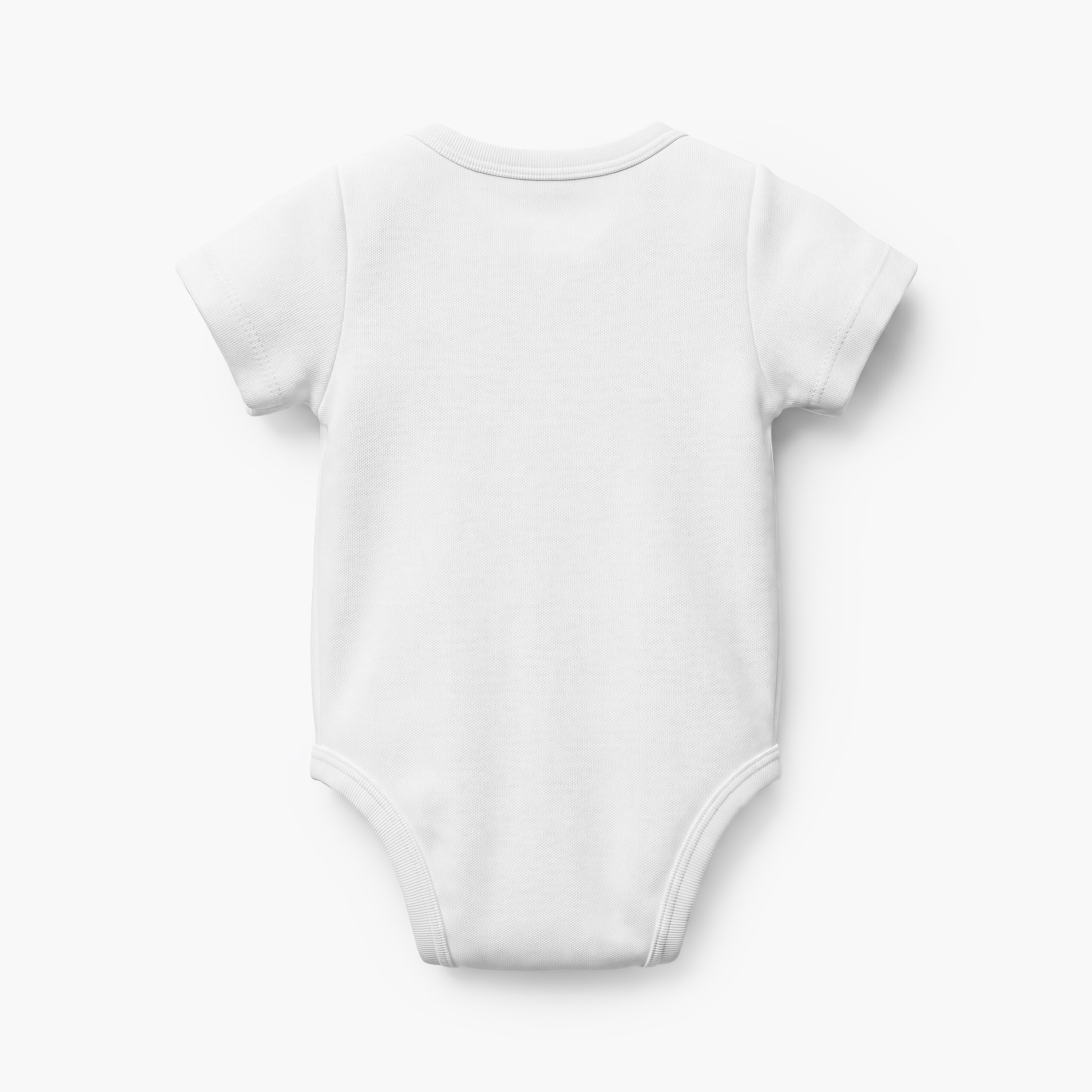 Giggles V-neck Short Sleeves Bodysuit with Snap Button Closure-baby-boys-clothing-bodysuits-image-2