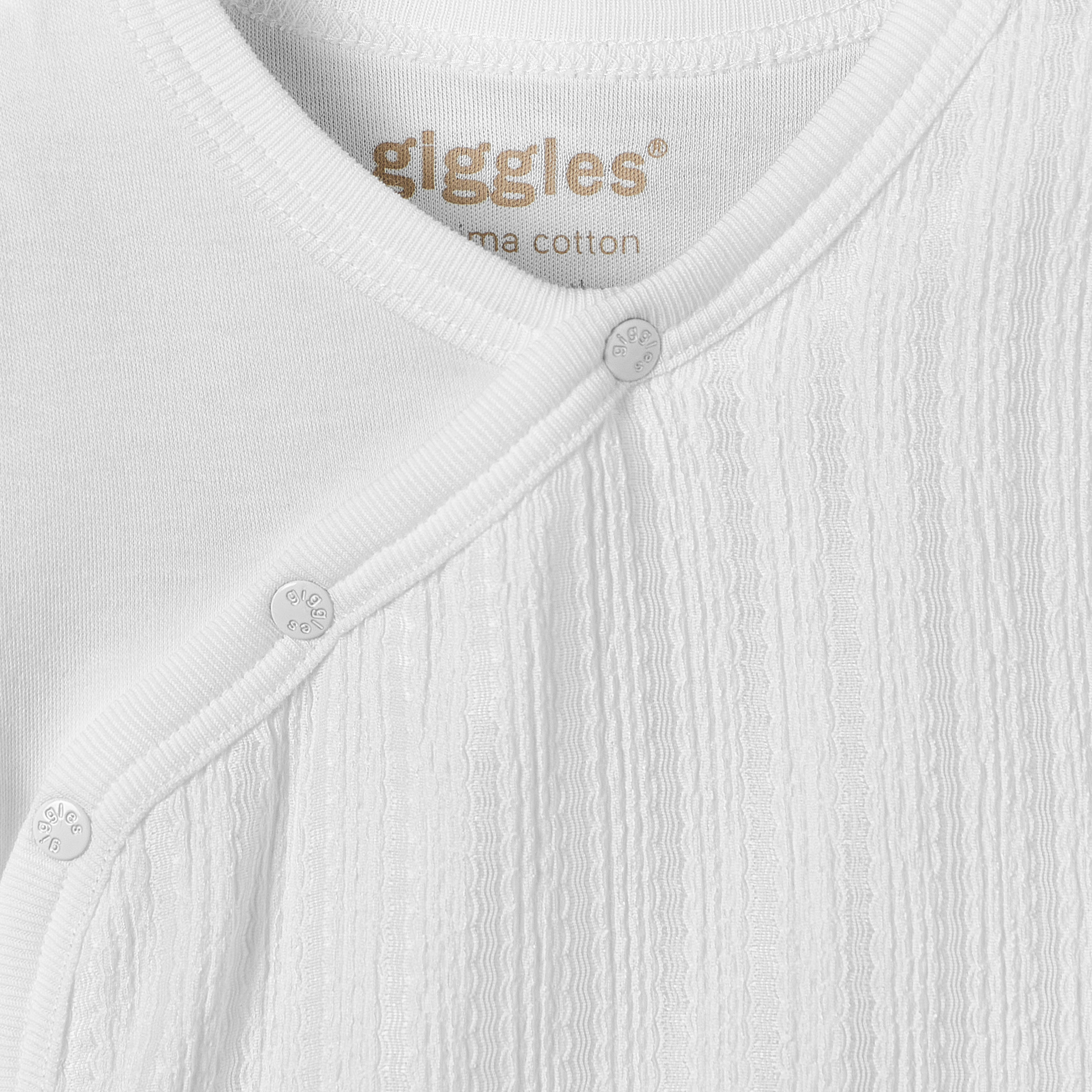 Giggles V-neck Short Sleeves Bodysuit with Snap Button Closure-baby-boys-clothing-bodysuits-image-3