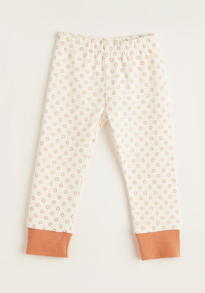 Juniors All-Over Printed Pyjamas with Elasticised Waistband-Joggers-image-0