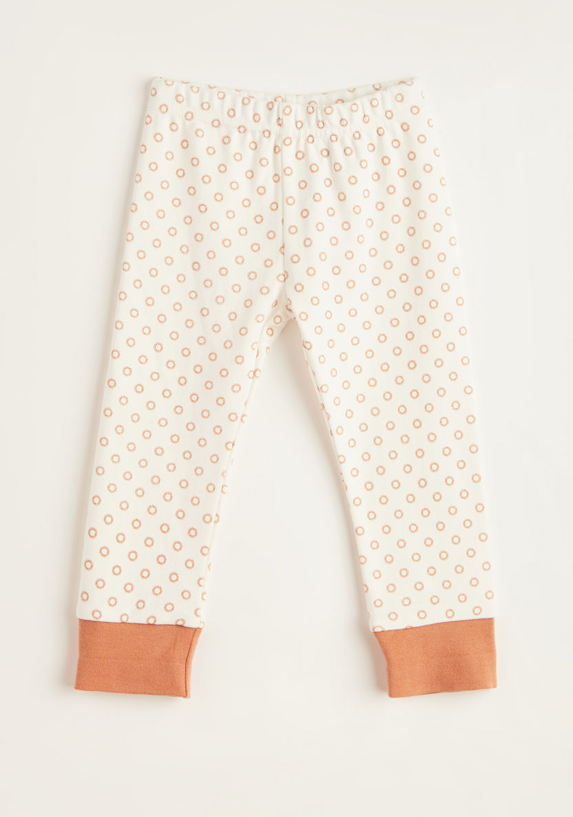 Juniors All-Over Printed Pyjamas with Elasticised Waistband-Joggers-image-3