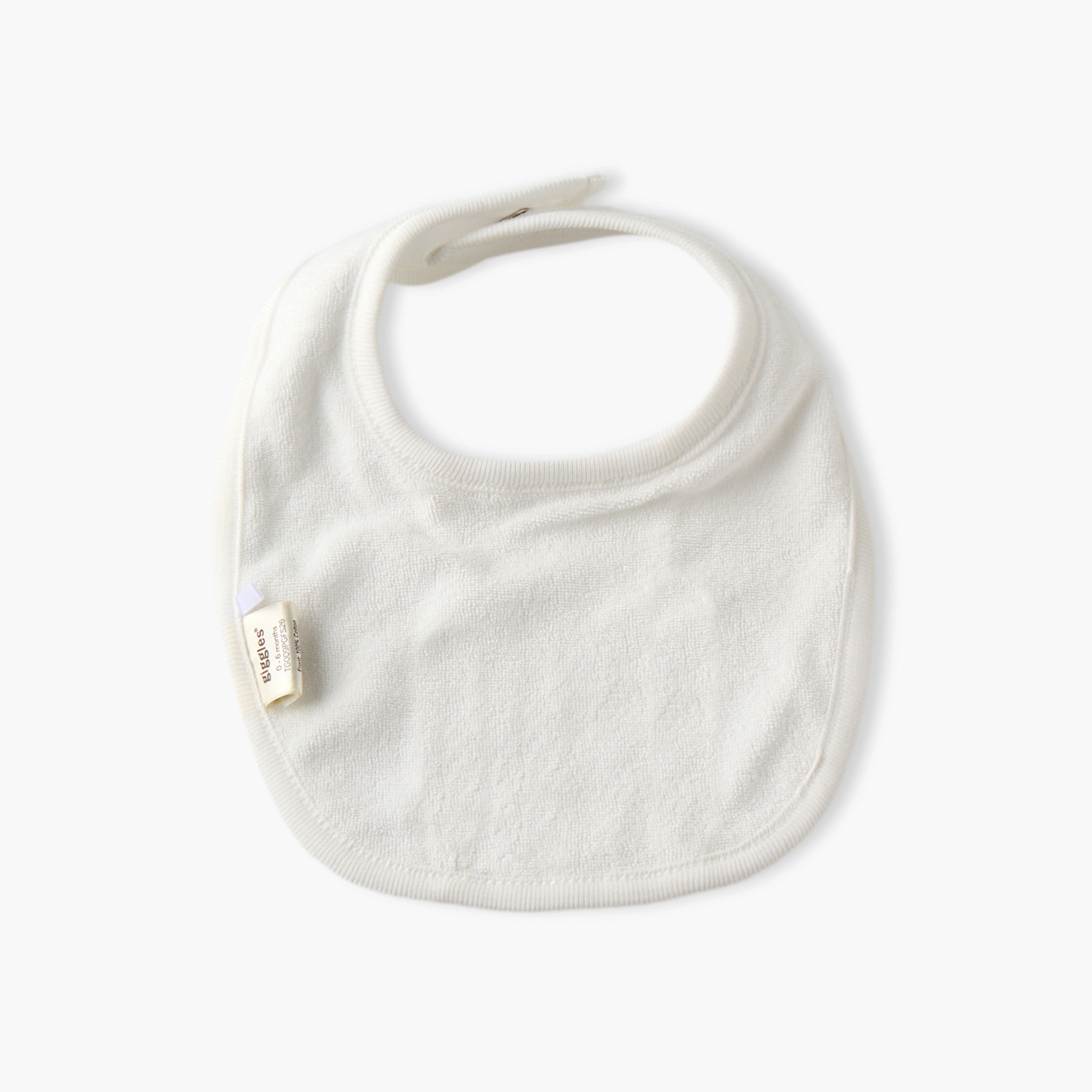 Giggles Baby Bib with Snap Button Closure-baby-feeding-bibs-image-2