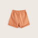 Juniors Solid Shorts with Pockets and Elasticated Waistband-Shorts-thumbnail-3
