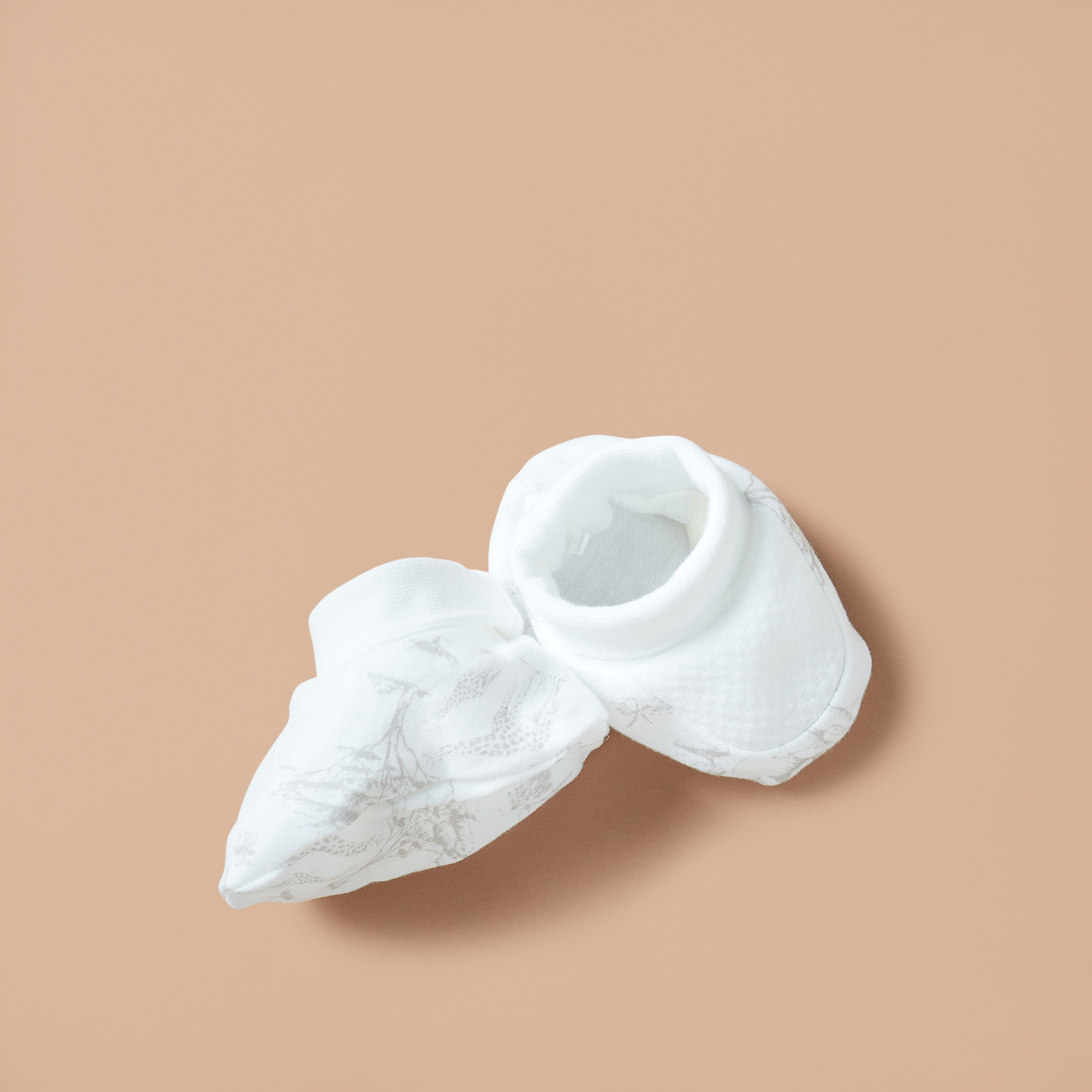 Giggles Savanna Print Slip-On Cotton Booties-baby-boys-shoes-booties-image-3