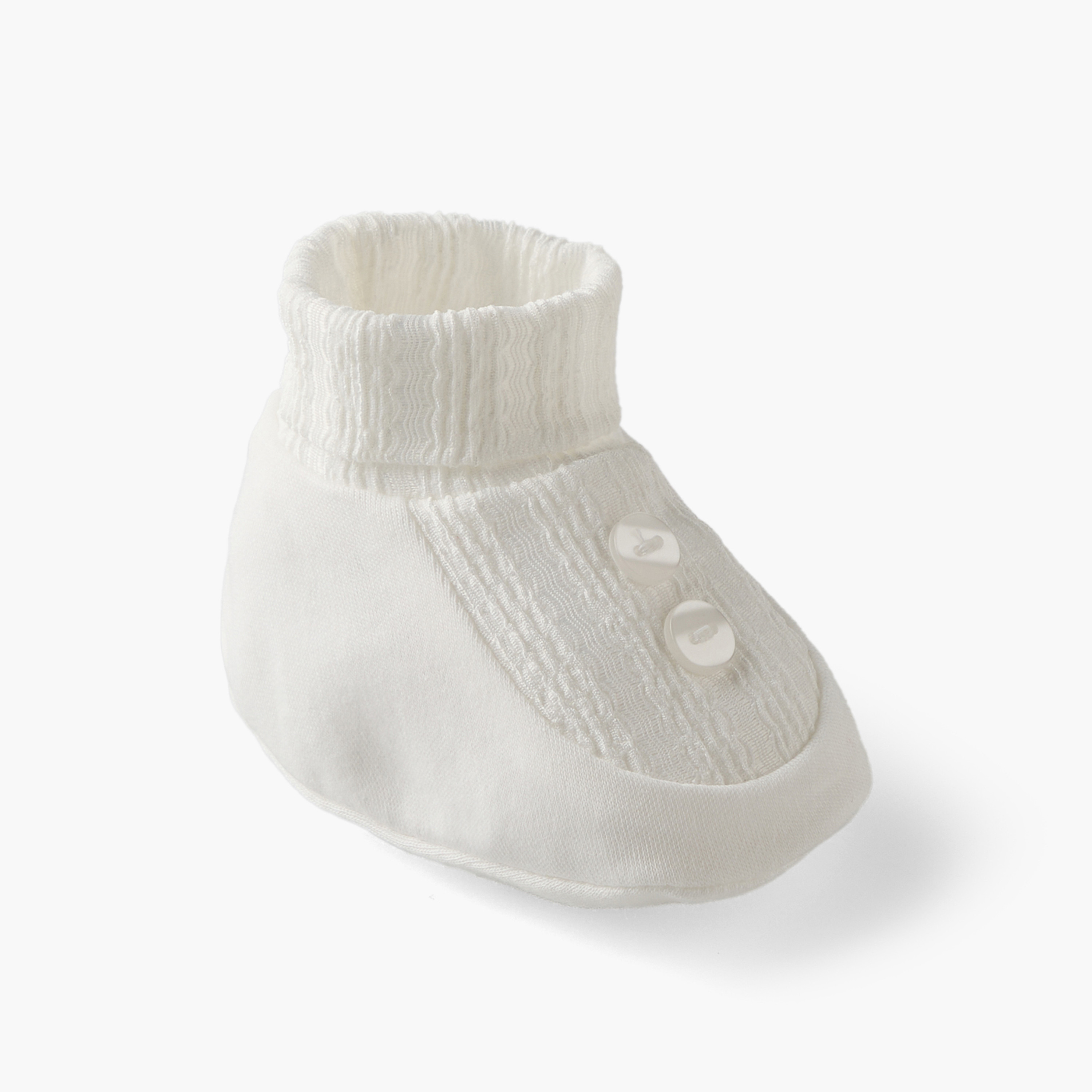 Giggles Booties with Rolled Hem-baby-boys-shoes-booties-image-2
