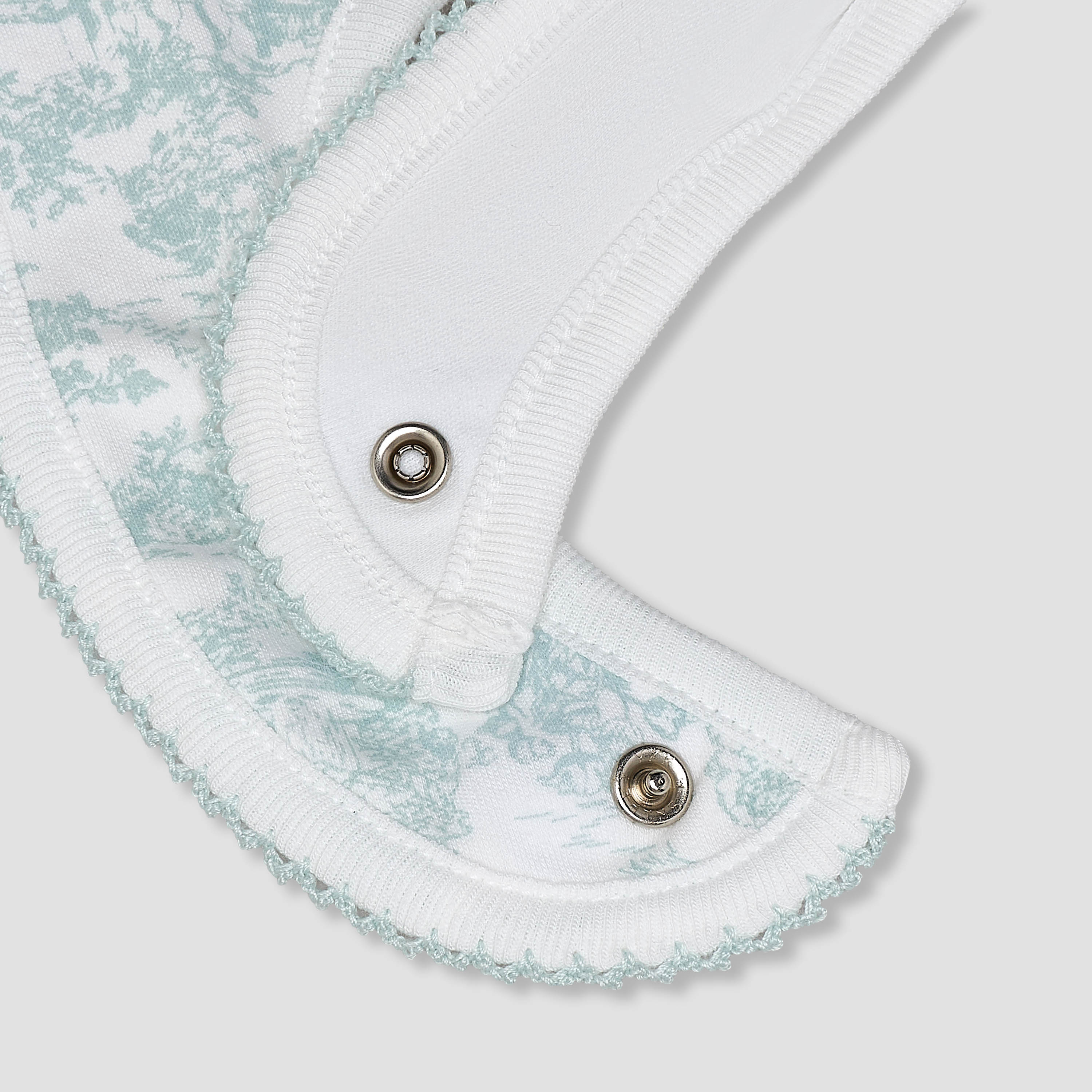 Giggles Baby Bib with Toile Print-baby-feeding-bibs-image-4