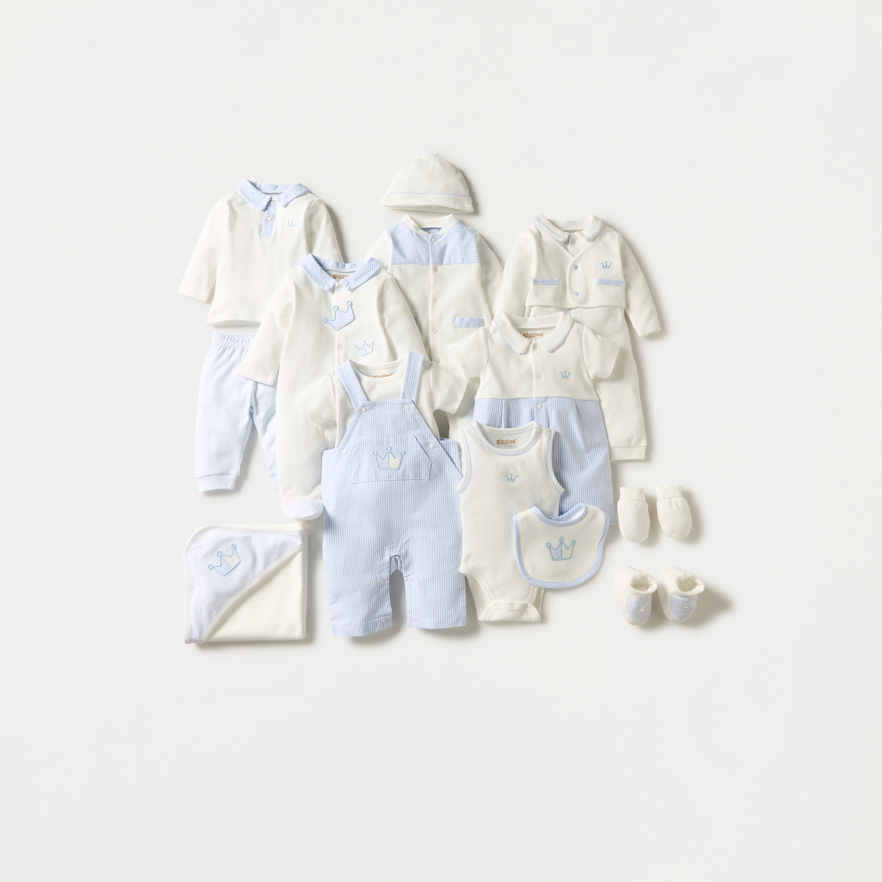Giggles Textured Sleepsuit with Long Sleeves and Button Closure-baby-boys-clothing-nightwear-sleepsuits-image-5