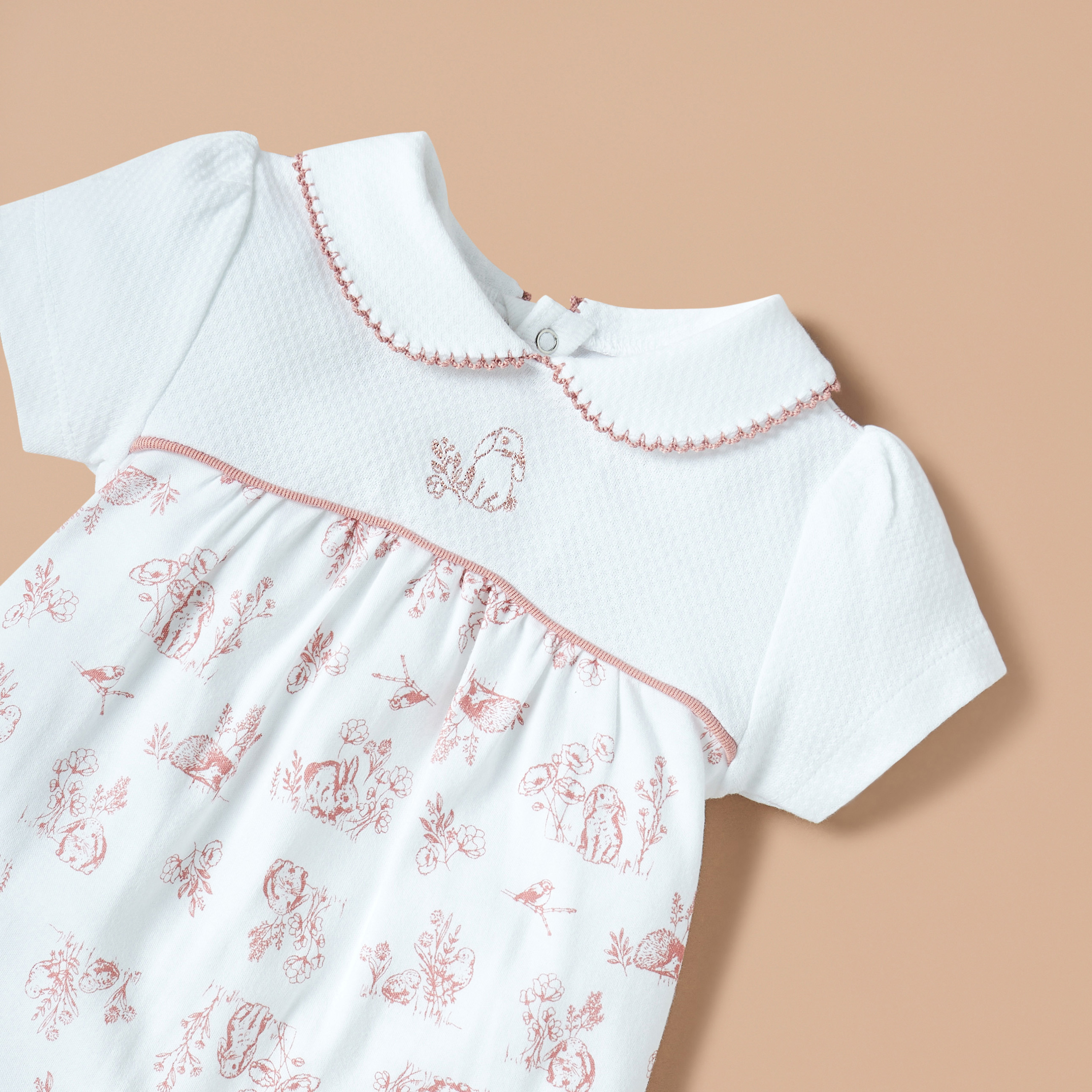 أفرول بأكمام قصيرة وطبعات من جيجلز-baby-girls-clothing-rompers-image-2