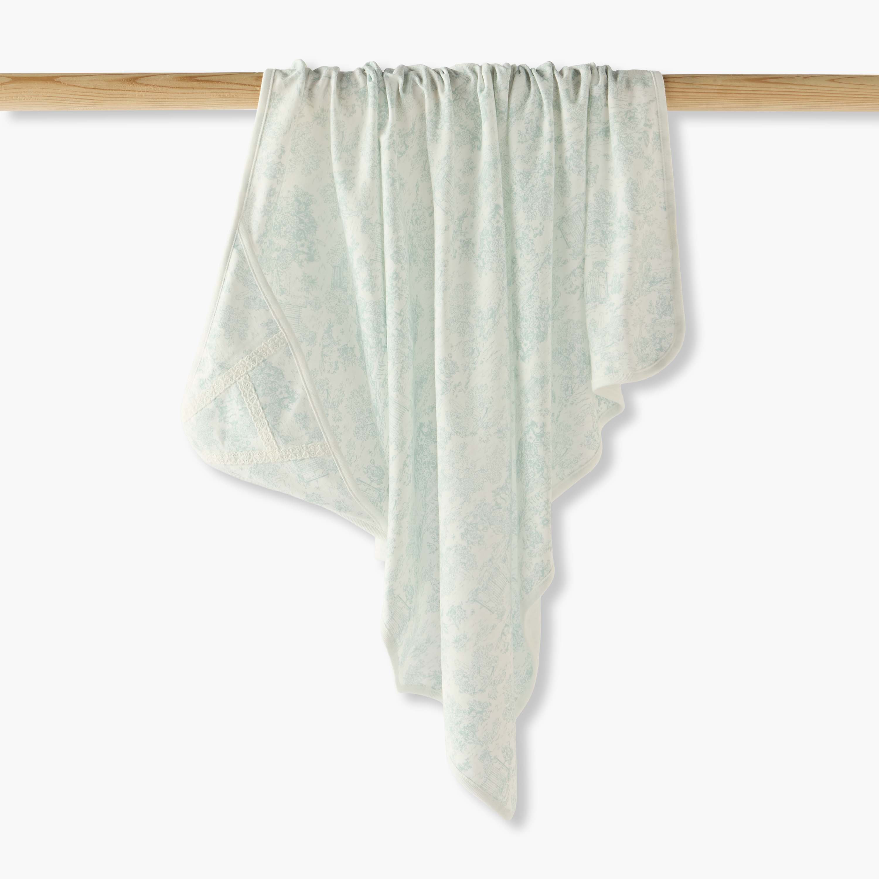 بطانية مواليد بدانتيل من جيجلز-baby-nursery-blanketsandswaddles-receivingblankets-image-6