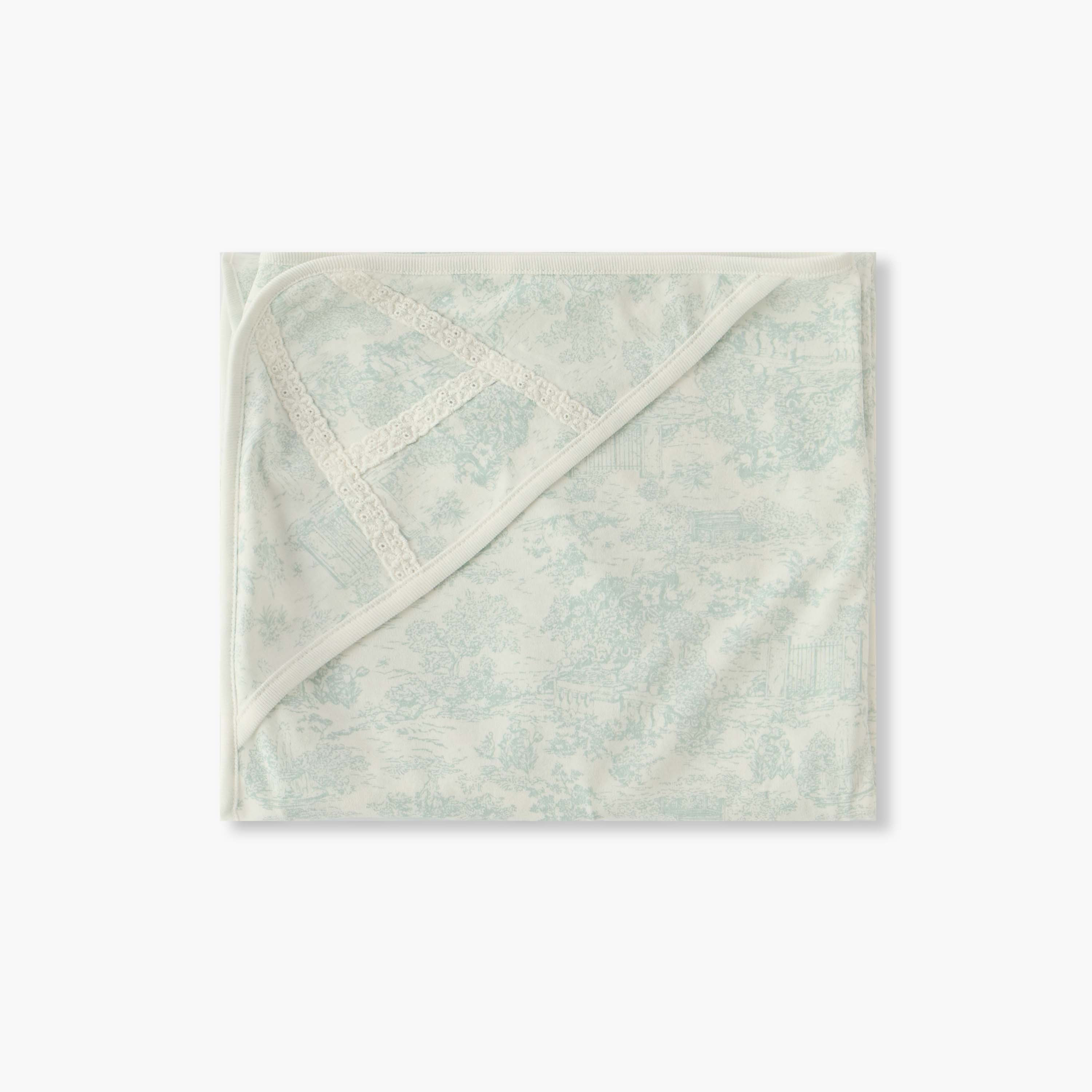 بطانية مواليد بدانتيل من جيجلز-baby-nursery-blanketsandswaddles-receivingblankets-image-4