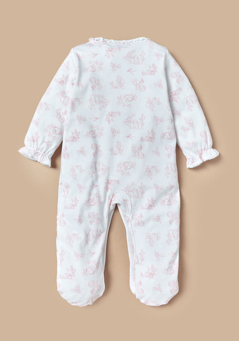 Giggles All-Over Print Closed Feet Sleepsuit with Button Closure-Sleepsuits-image-3