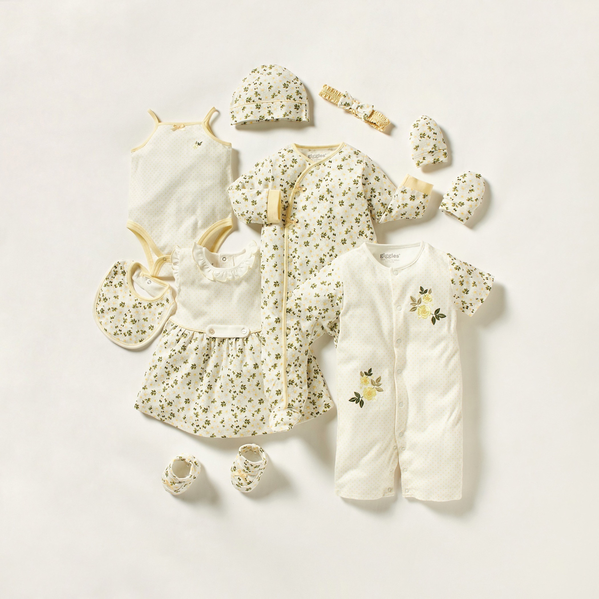Juniors Floral Print Sleepsuit with Long Sleeves-baby-girls-clothing-nightwear-sleepsuits-image-5