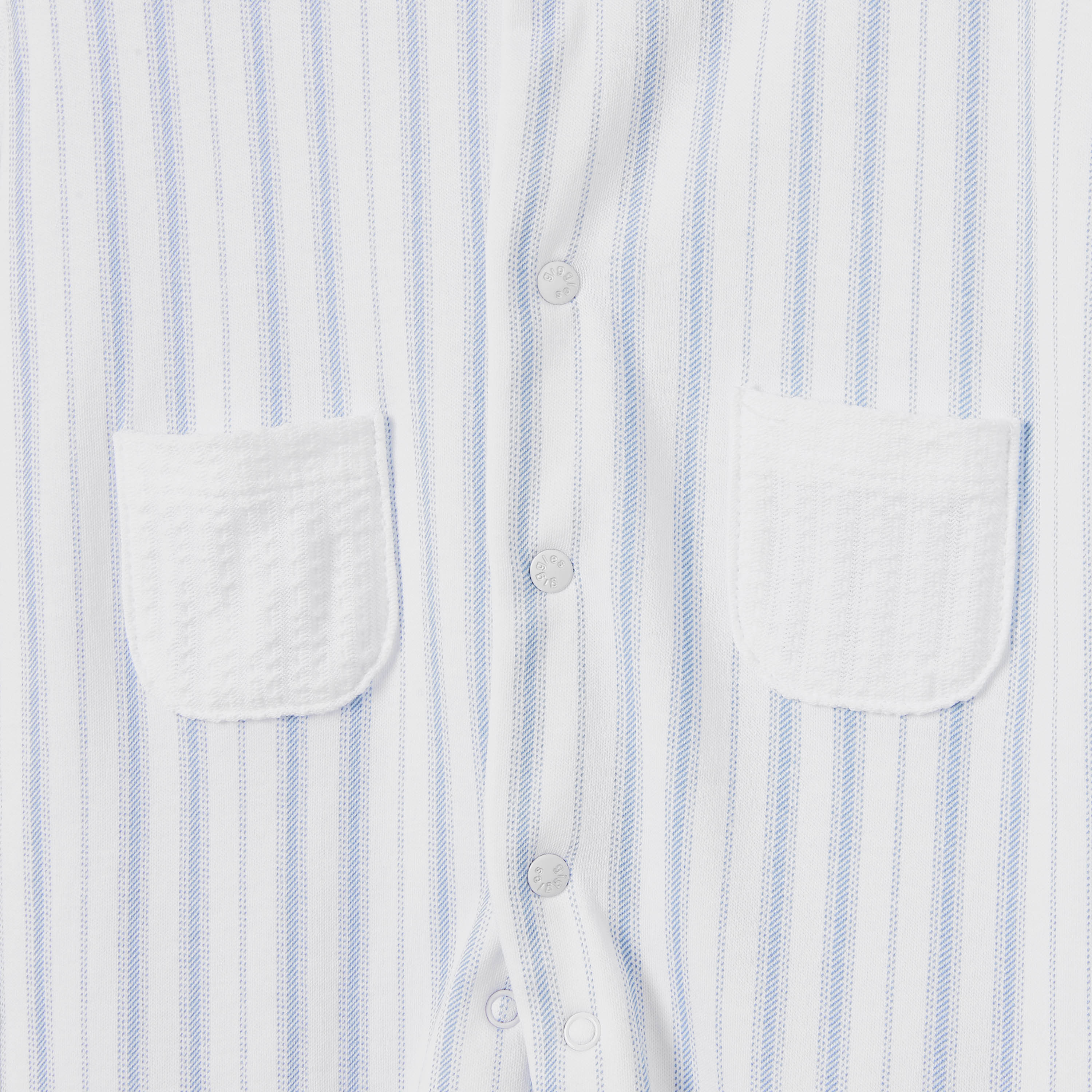 Giggles Cotton Sailor Collar Long Sleeves Sleepsuit with Stripes-baby-boys-clothing-nightwear-sleepsuits-image-5