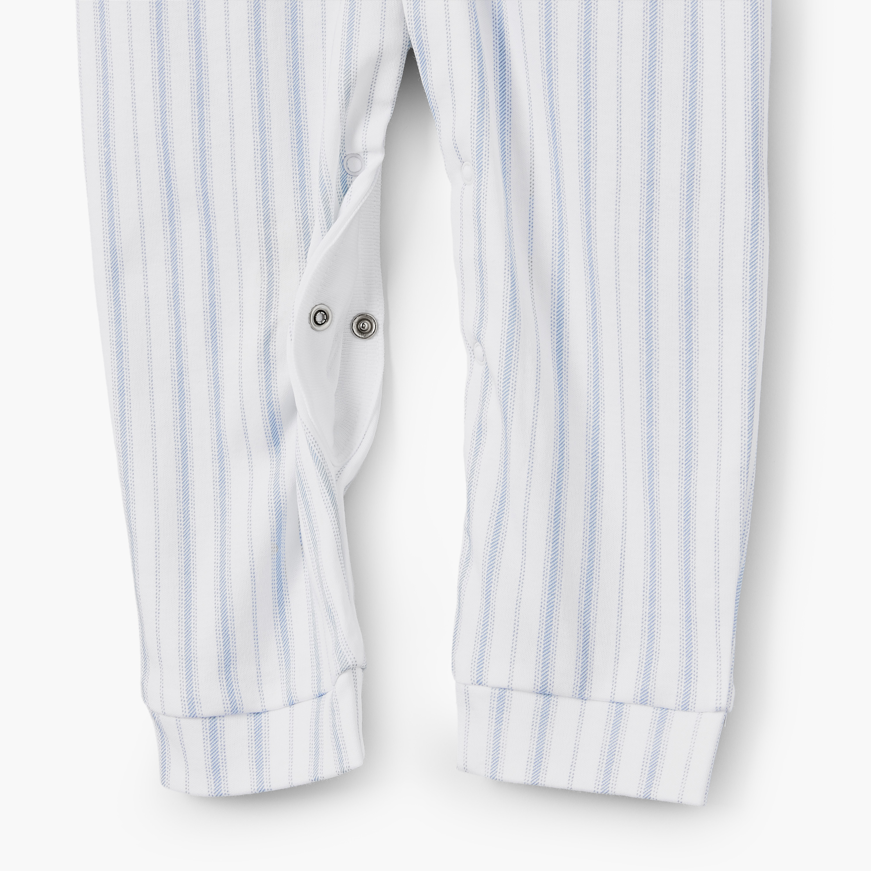 Giggles Cotton Sailor Collar Long Sleeves Sleepsuit with Stripes-baby-boys-clothing-nightwear-sleepsuits-image-6