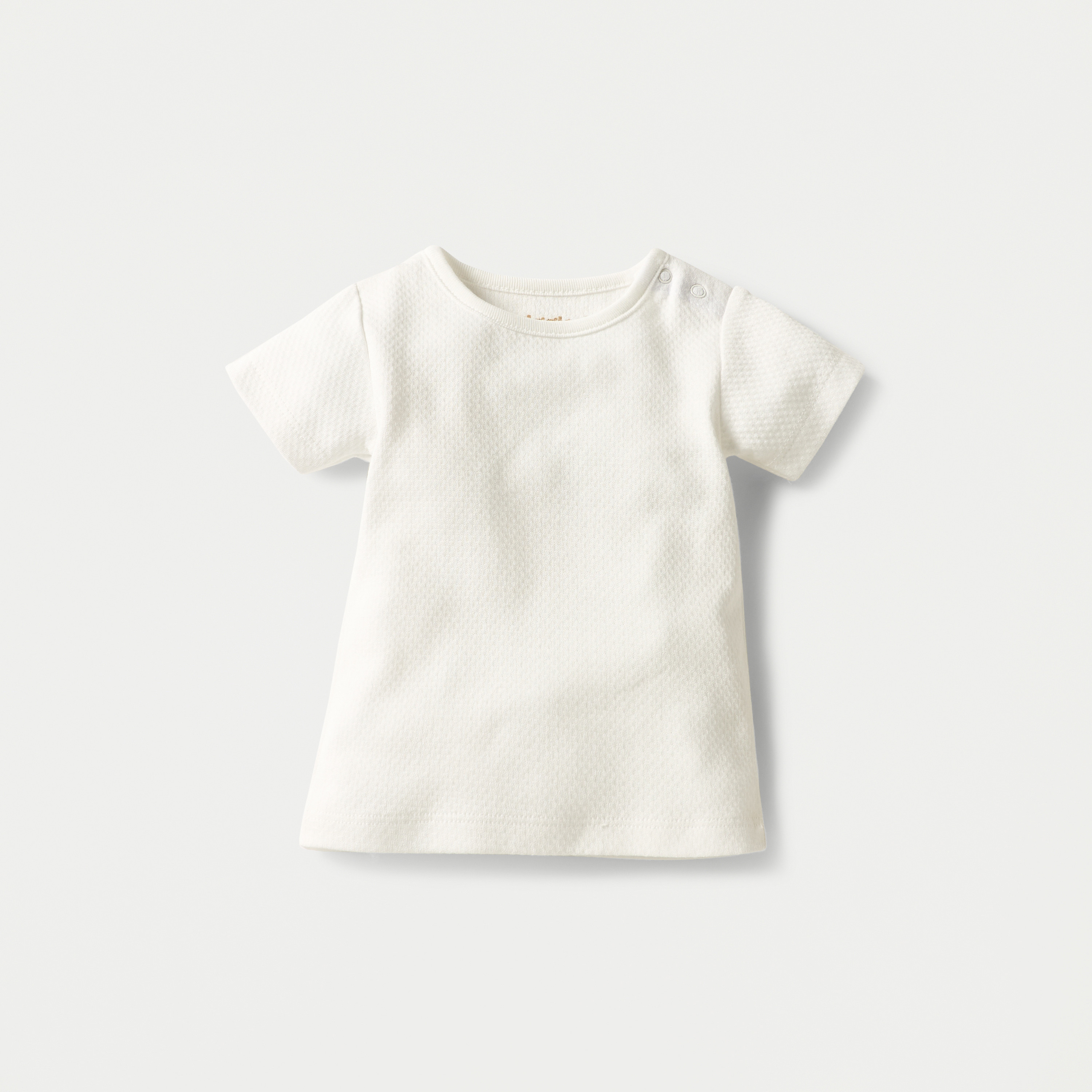 Giggles Textured T-shirt and Striped Dungaree Set-baby-boys-clothing-rompers-image-5