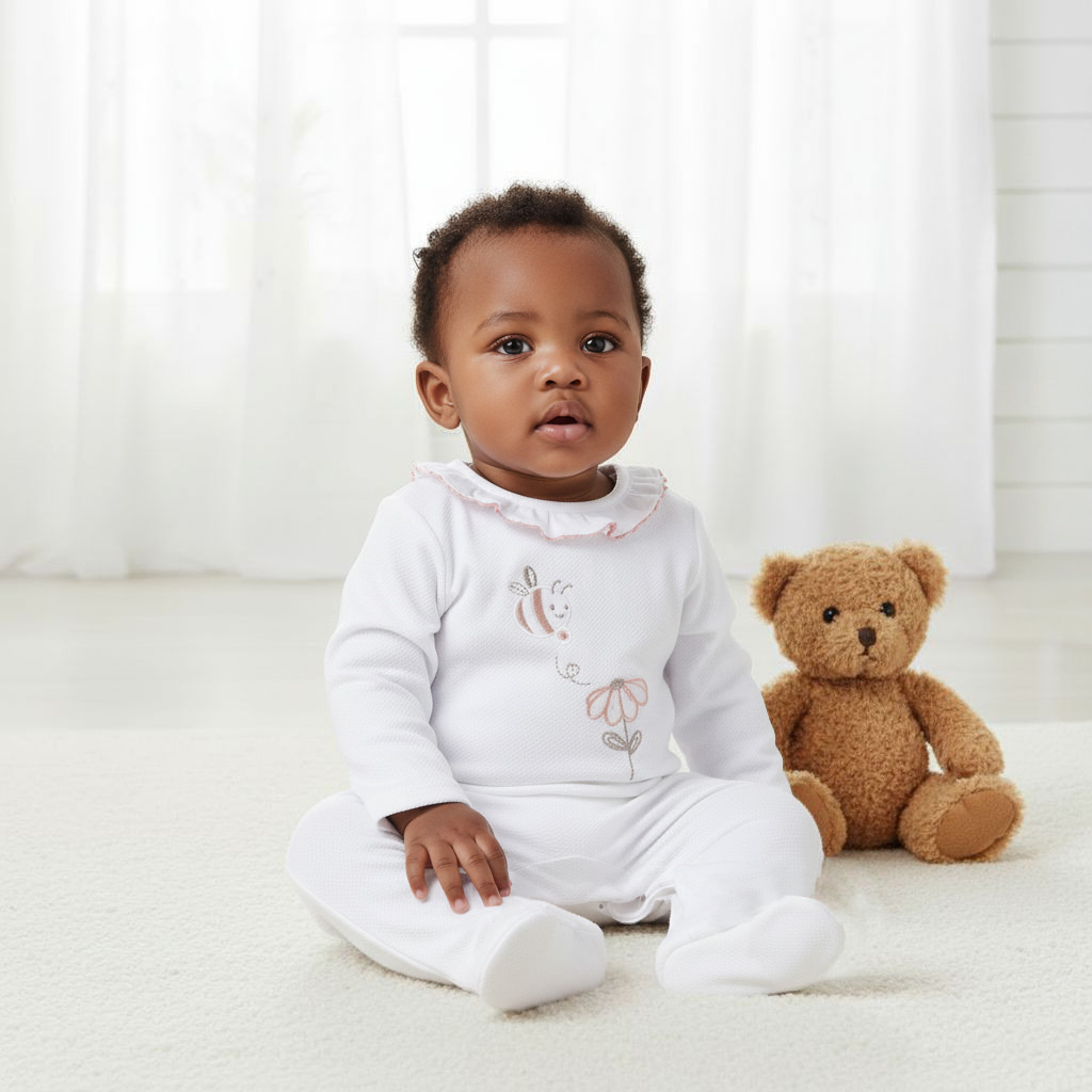 Giggles Embroidered Sleepsuit with Long Sleeves and Button Closure-baby-girls-clothing-nightwear-sleepsuits-image-8
