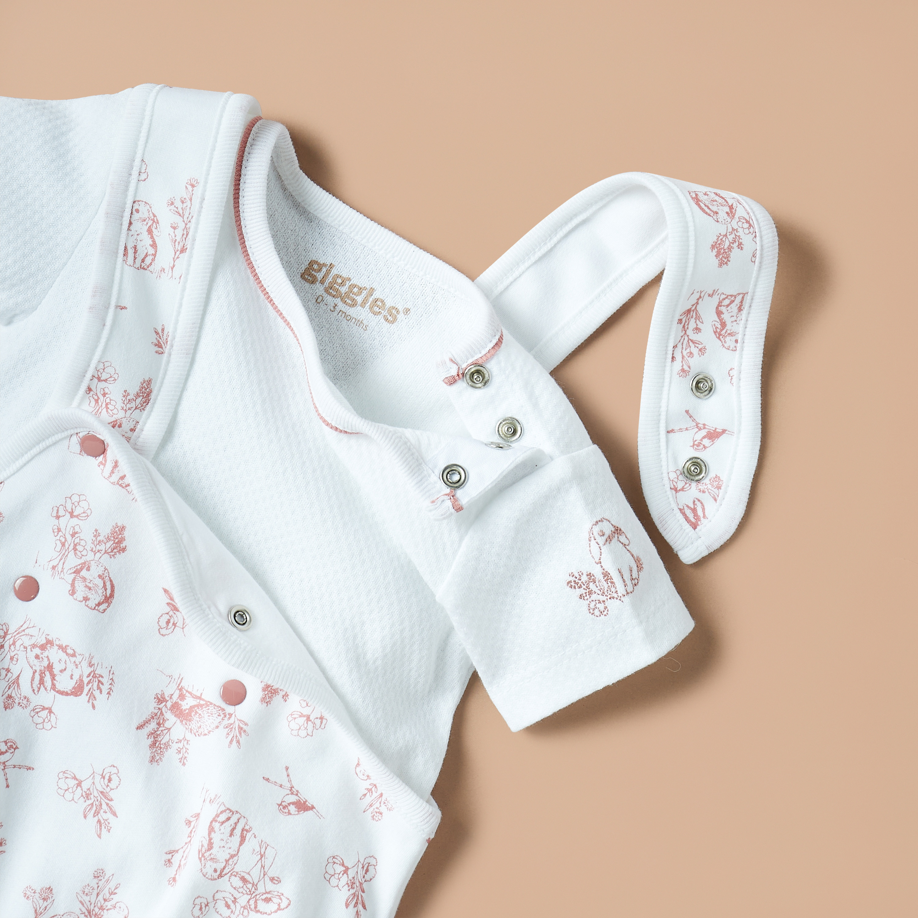 طقم دنغري بطبعات قطعتين من جونيورز-baby-girls-clothing-nightwear-sleepsuits-image-5