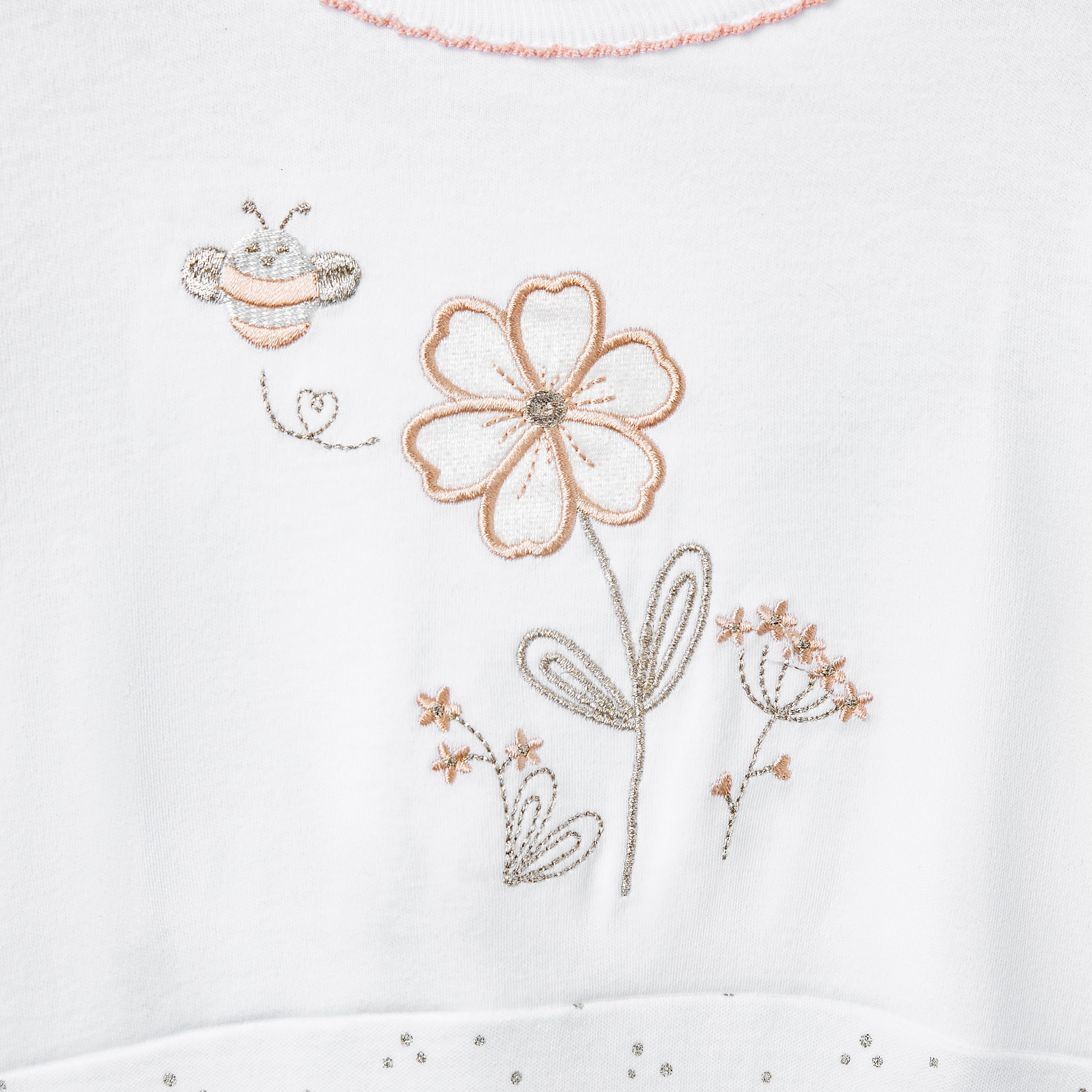 Giggles Embroidered Sleepsuit with Long Sleeves and Button Closure-baby-girls-clothing-nightwear-sleepsuits-image-6