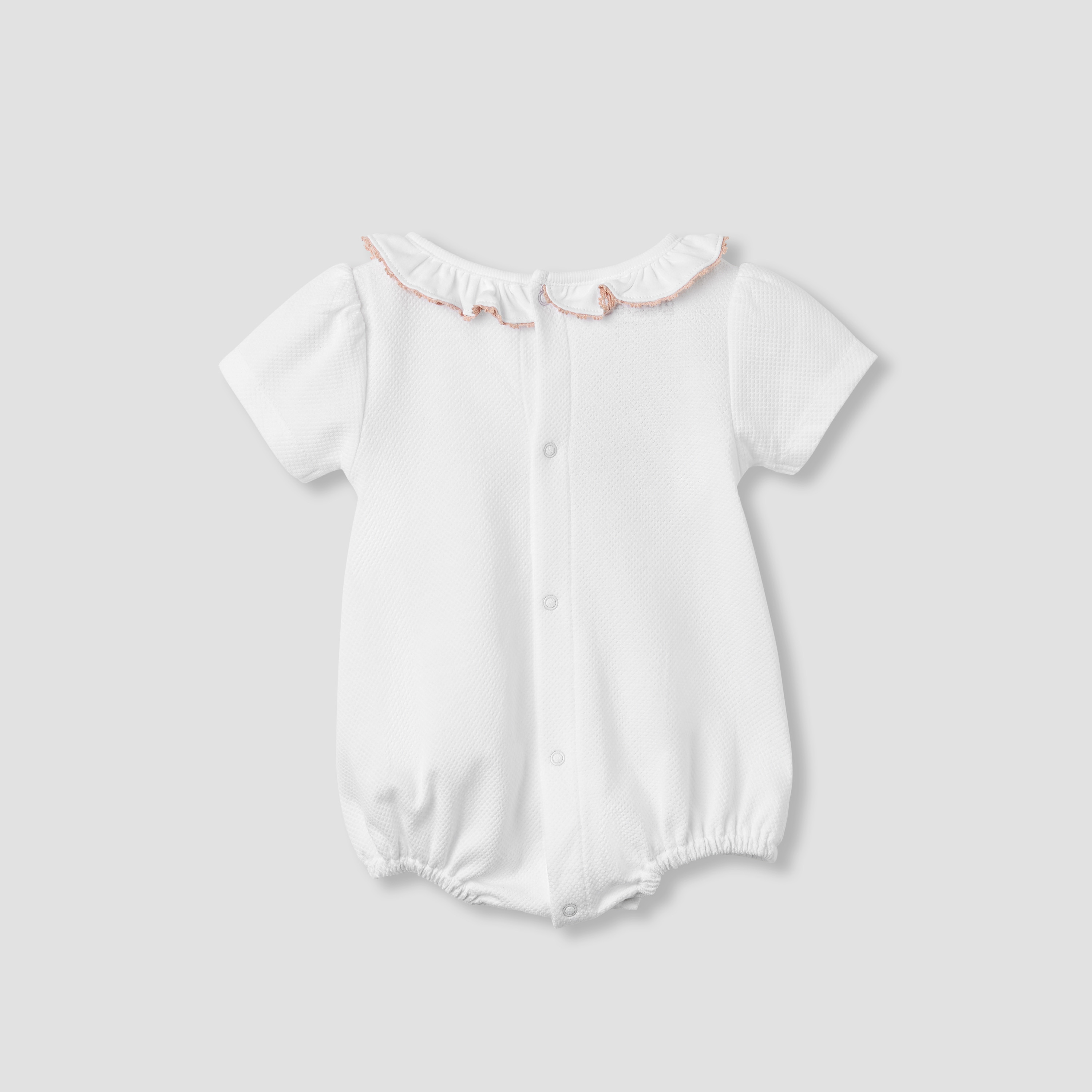 Giggles Embroidered Romper with Short Sleeves-baby-girls-clothing-rompers-image-2