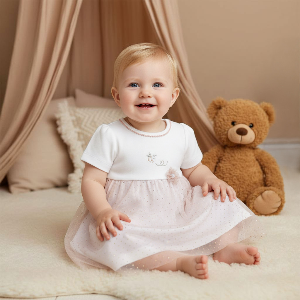فستان إيه لاين بتزيينات زهرية وطبعات من جيجلز-baby-girls-clothing-dressesandjumpsuits-image-8