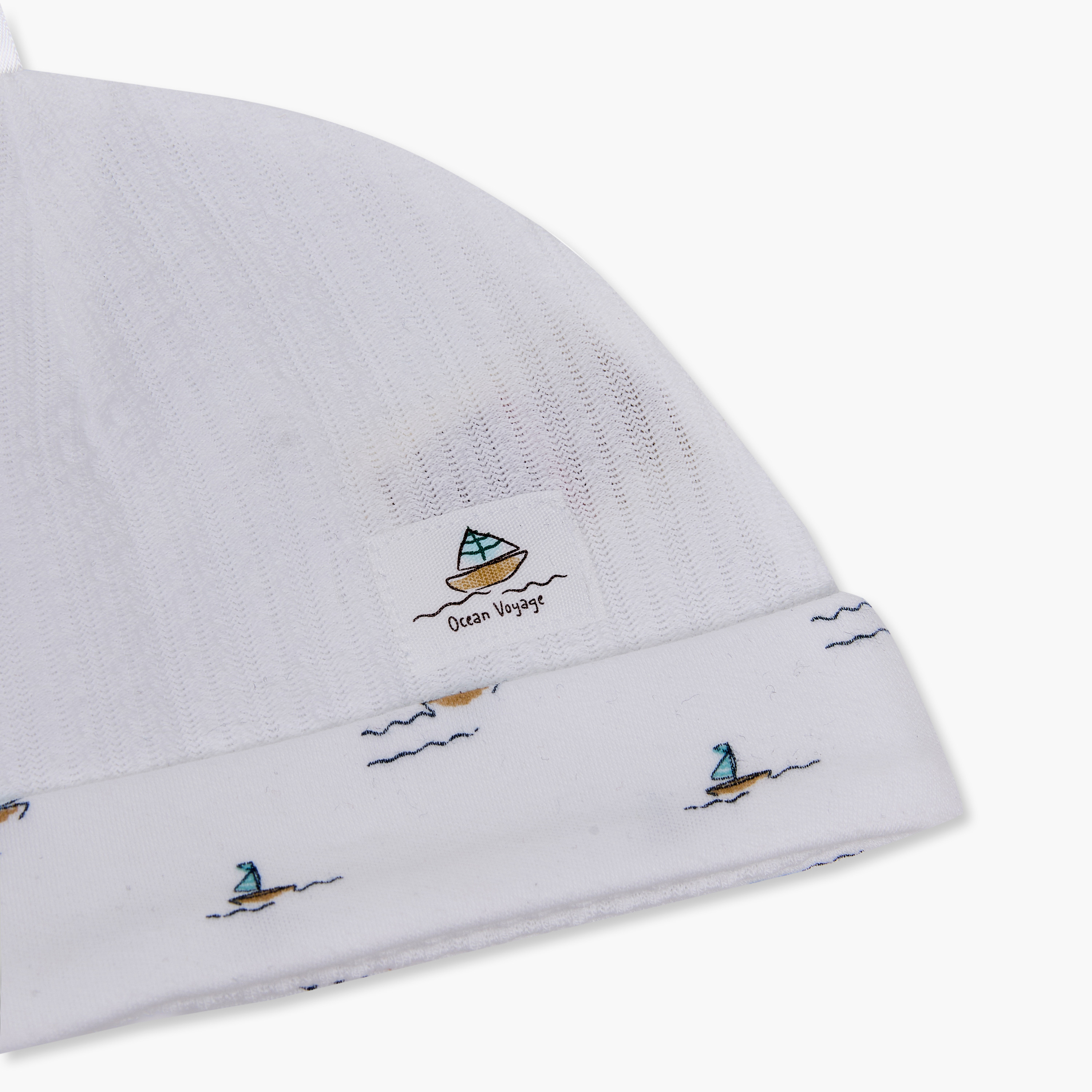 Giggles Cap with Boat Print-baby-boys-accessories-caps-image-3