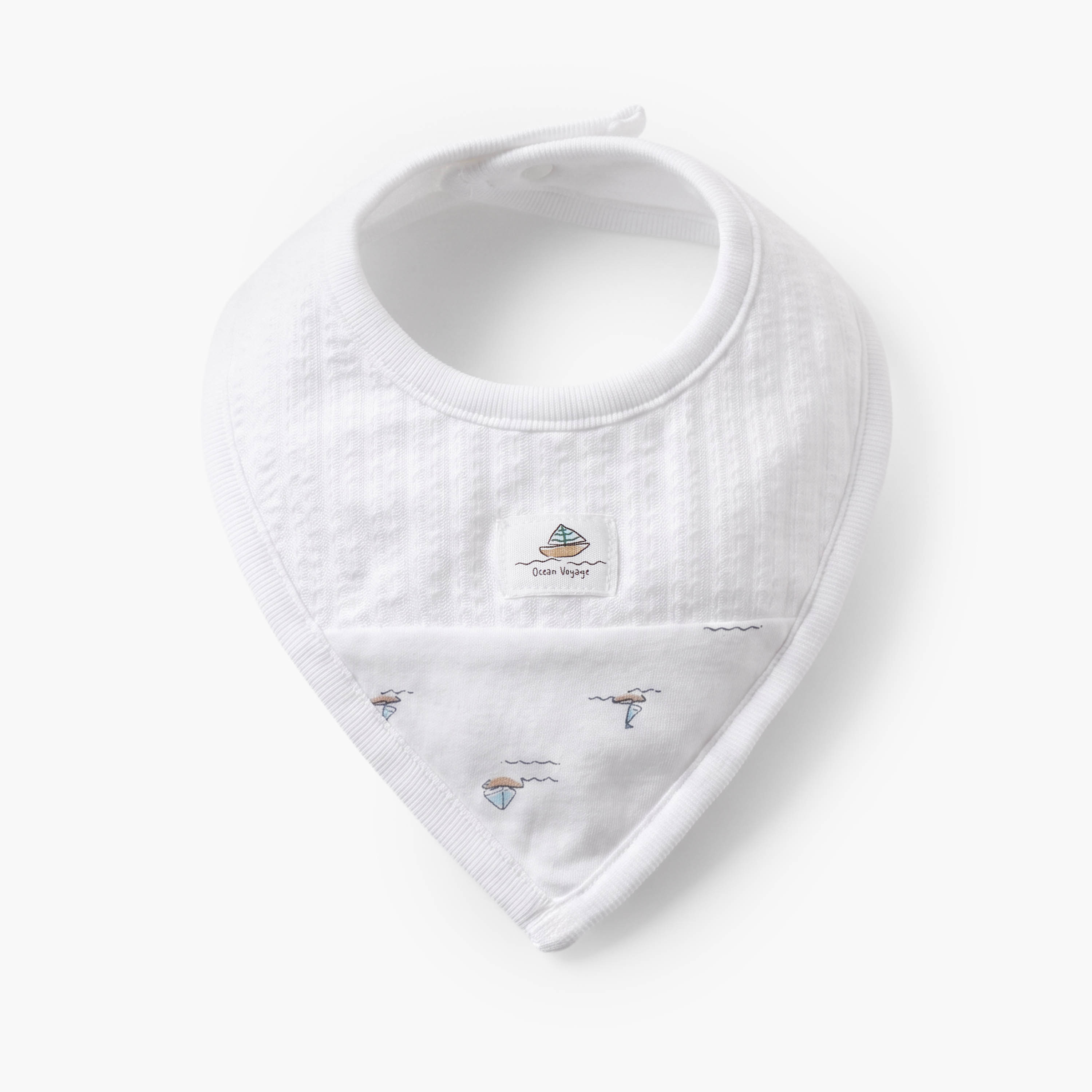 مريلة أطفال بطبعة قوارب من جيجلز-baby-feeding-bibs-image-1
