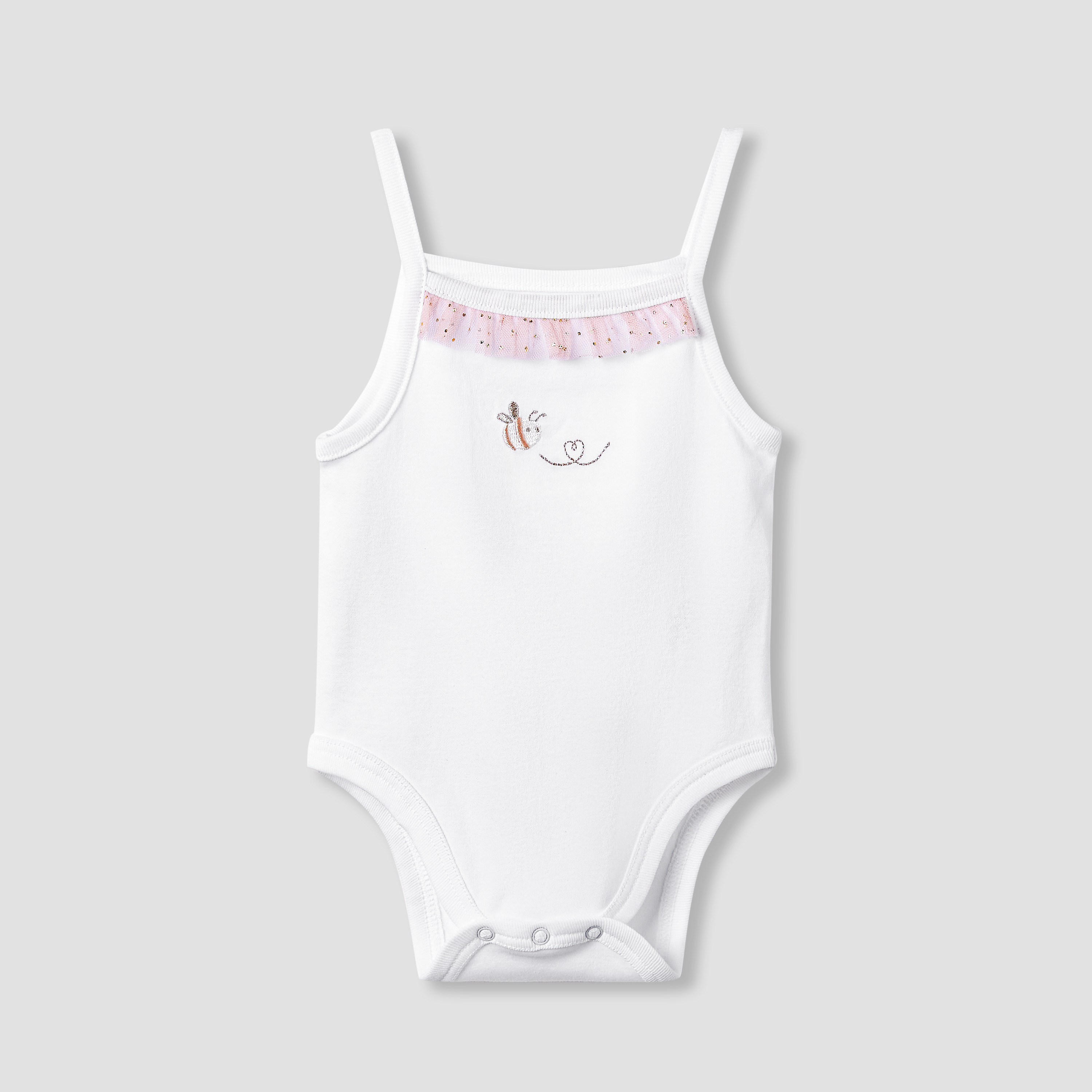 بودي سوت مطرز دون أكمام من جيجلز-baby-girls-clothing-bodysuits-image-1
