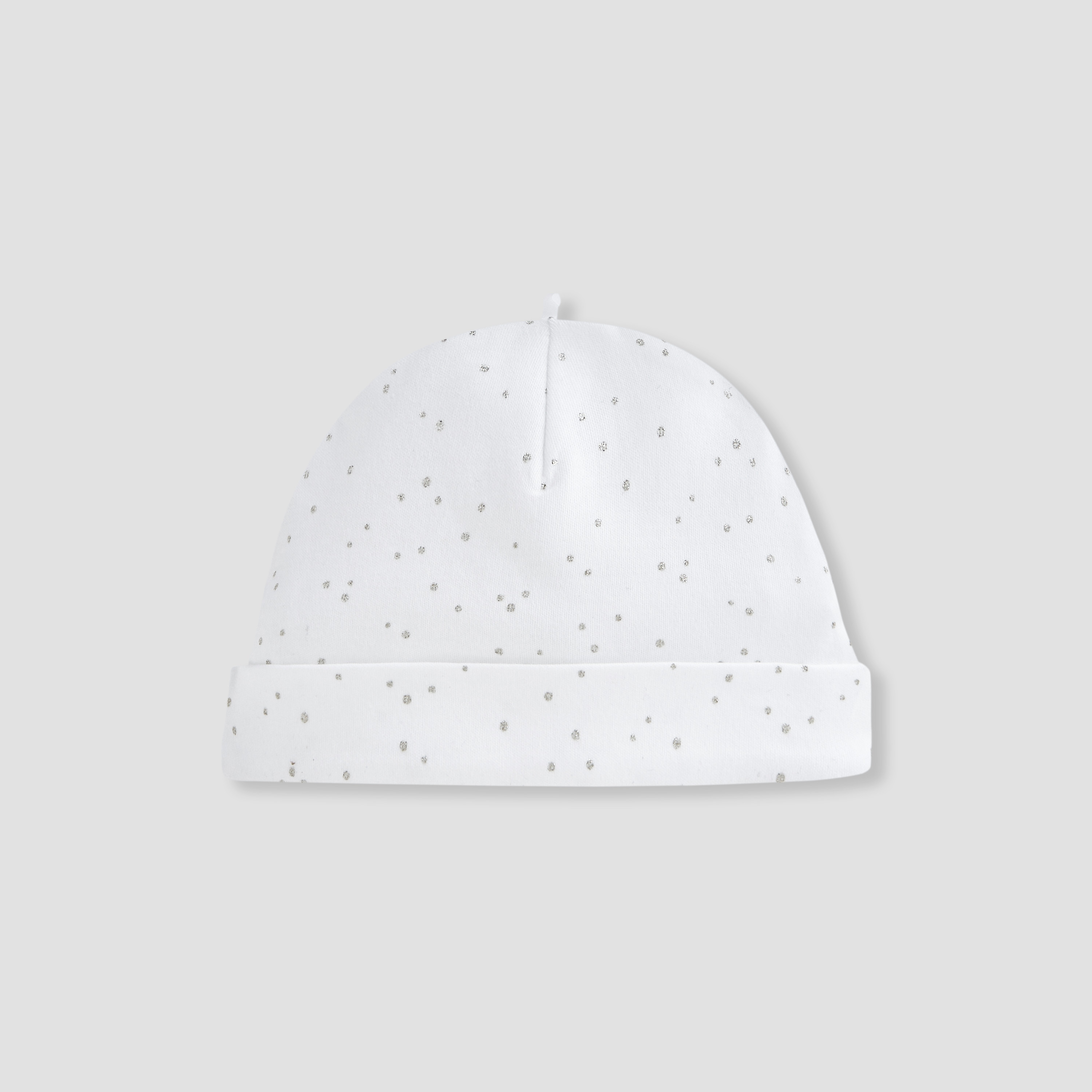 Giggles Embellished Beanie Cap with Bow-baby-girls-accessories-caps-image-2