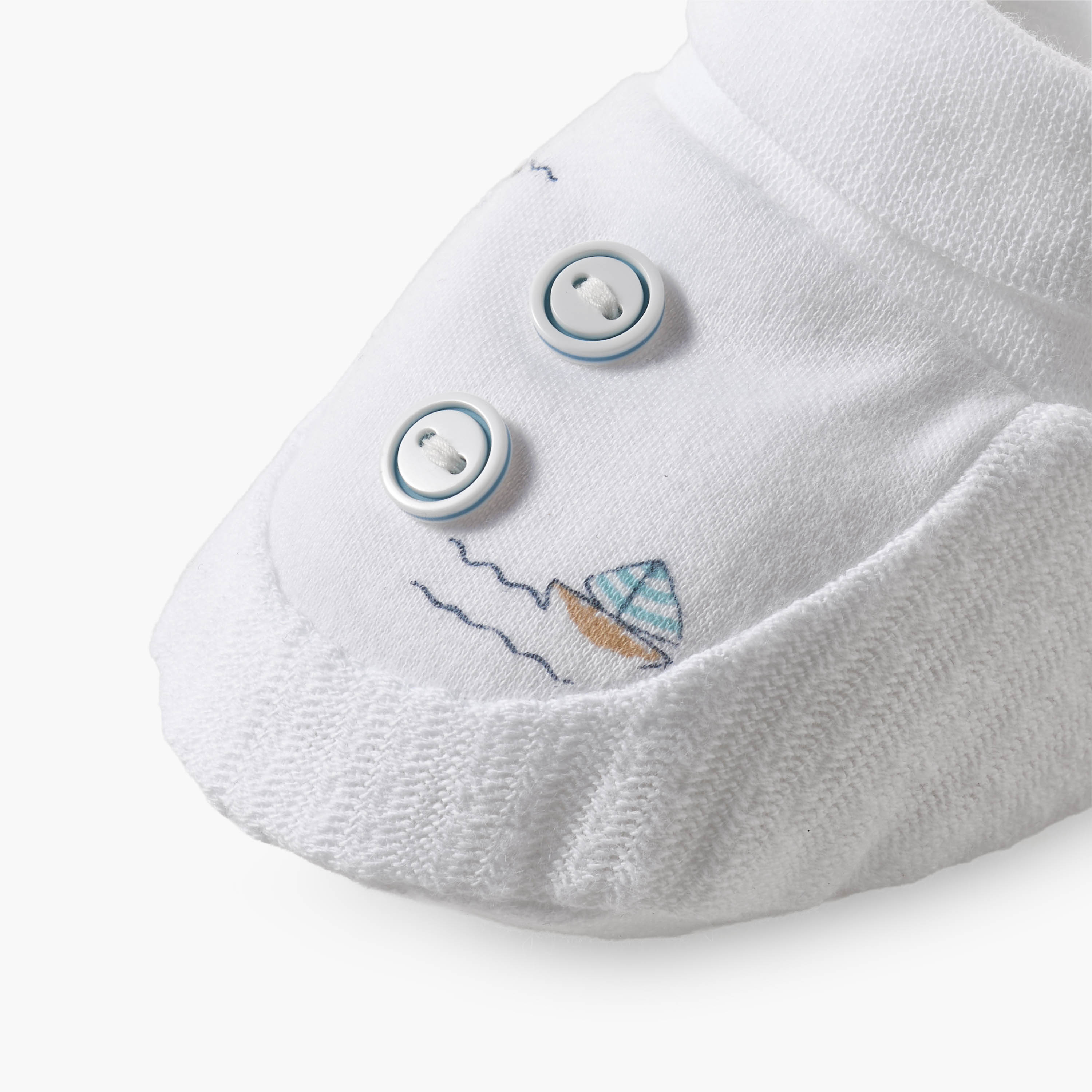 Giggles Baby Booties with Button Accent-baby-boys-shoes-booties-image-4