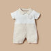 Giggles Embroidered Romper with Collar and Short Sleeves-Rompers%2C Dungarees and Jumpsuits-thumbnail-0