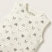 Juniors Printed Sleeveless Bodysuit with Snap Button Closure-Bodysuits-thumbnail-1