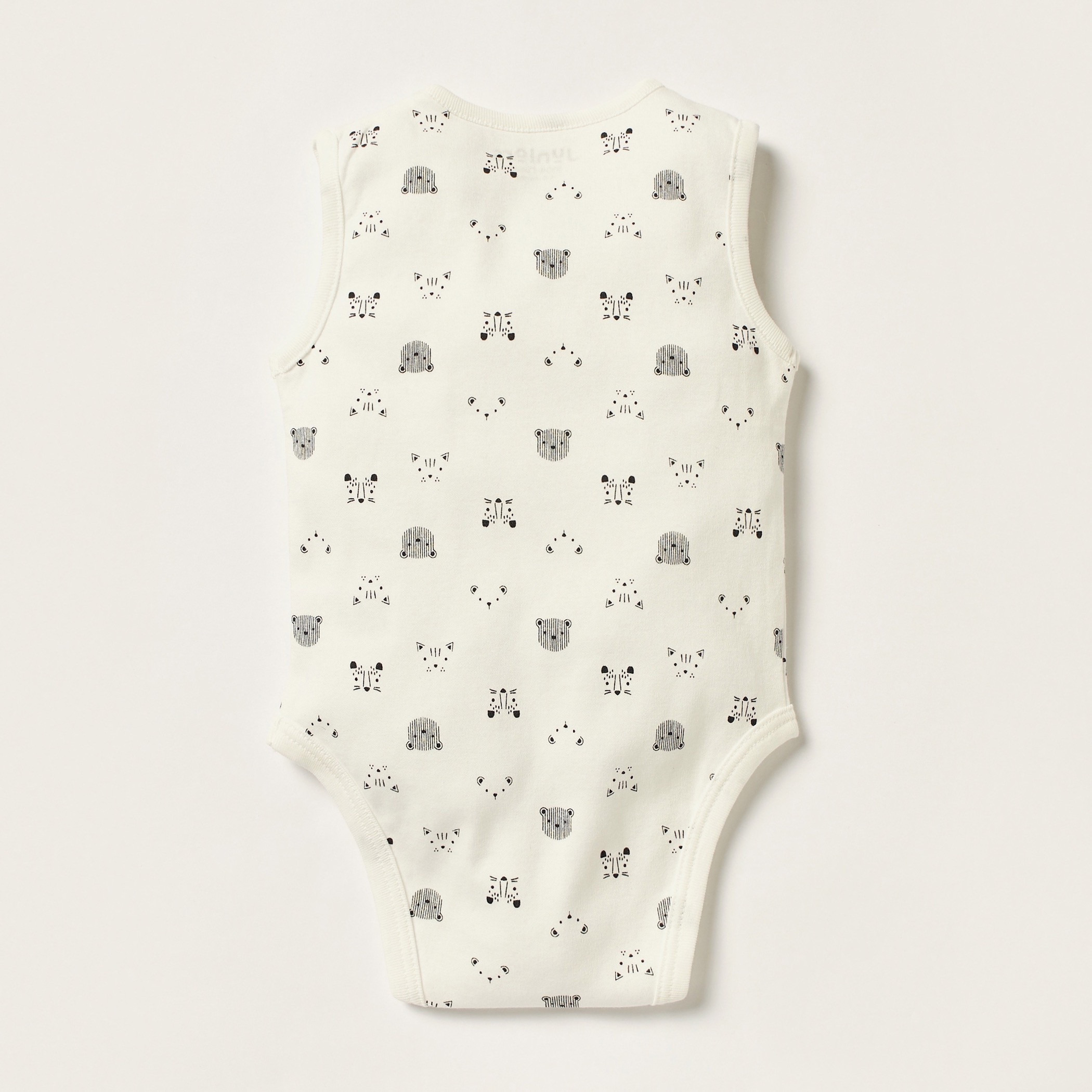 Juniors Printed Sleeveless Bodysuit with Snap Button Closure-baby-boys-clothing-bodysuits-image-3