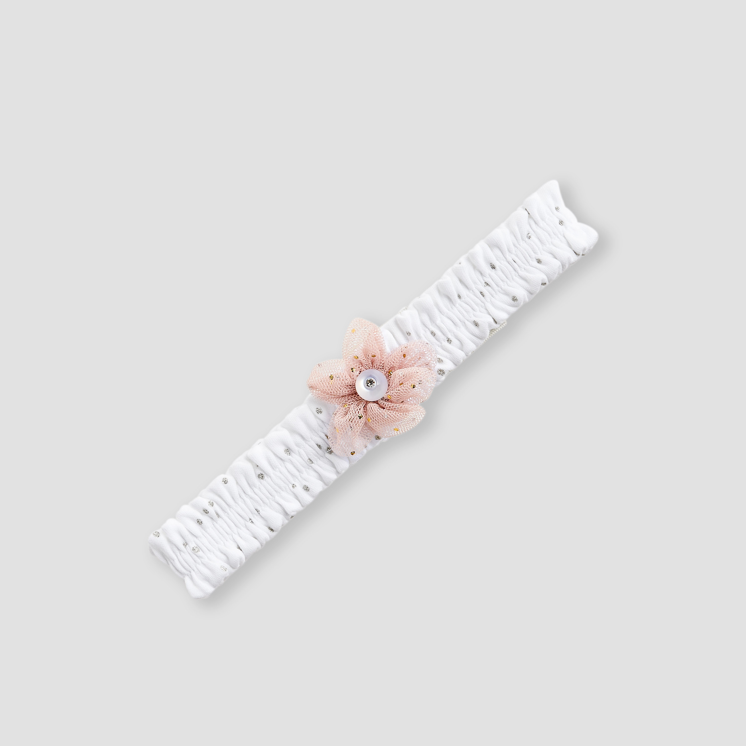 Giggles Sequinned Headband with Floral Accent-baby-girls-accessories-hairaccessories-image-2