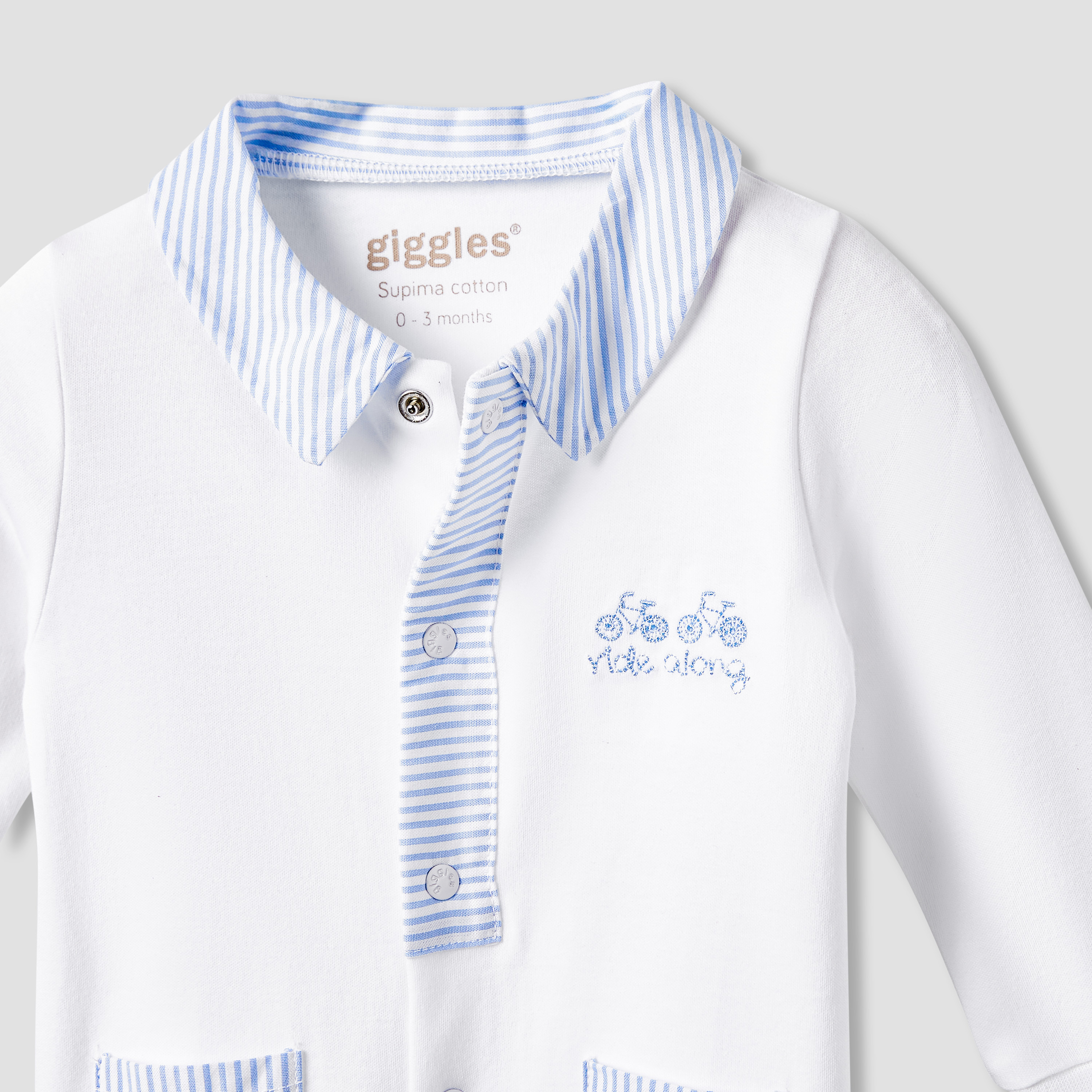 Giggles Striped Sleepsuit with Long Sleeves and Button Closure-baby-boys-clothing-nightwear-sleepsuits-image-3