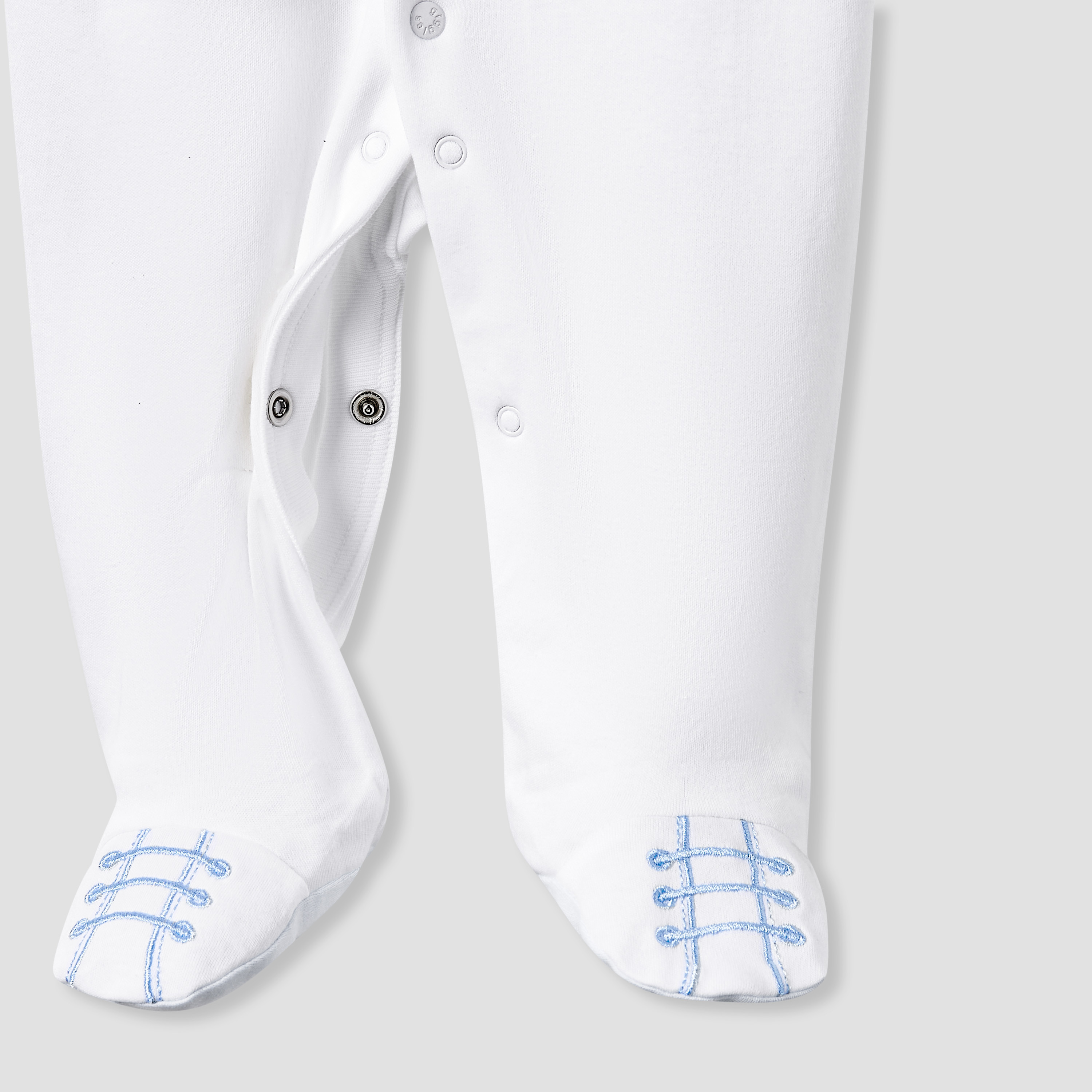 Giggles Striped Sleepsuit with Long Sleeves and Button Closure-baby-boys-clothing-nightwear-sleepsuits-image-4