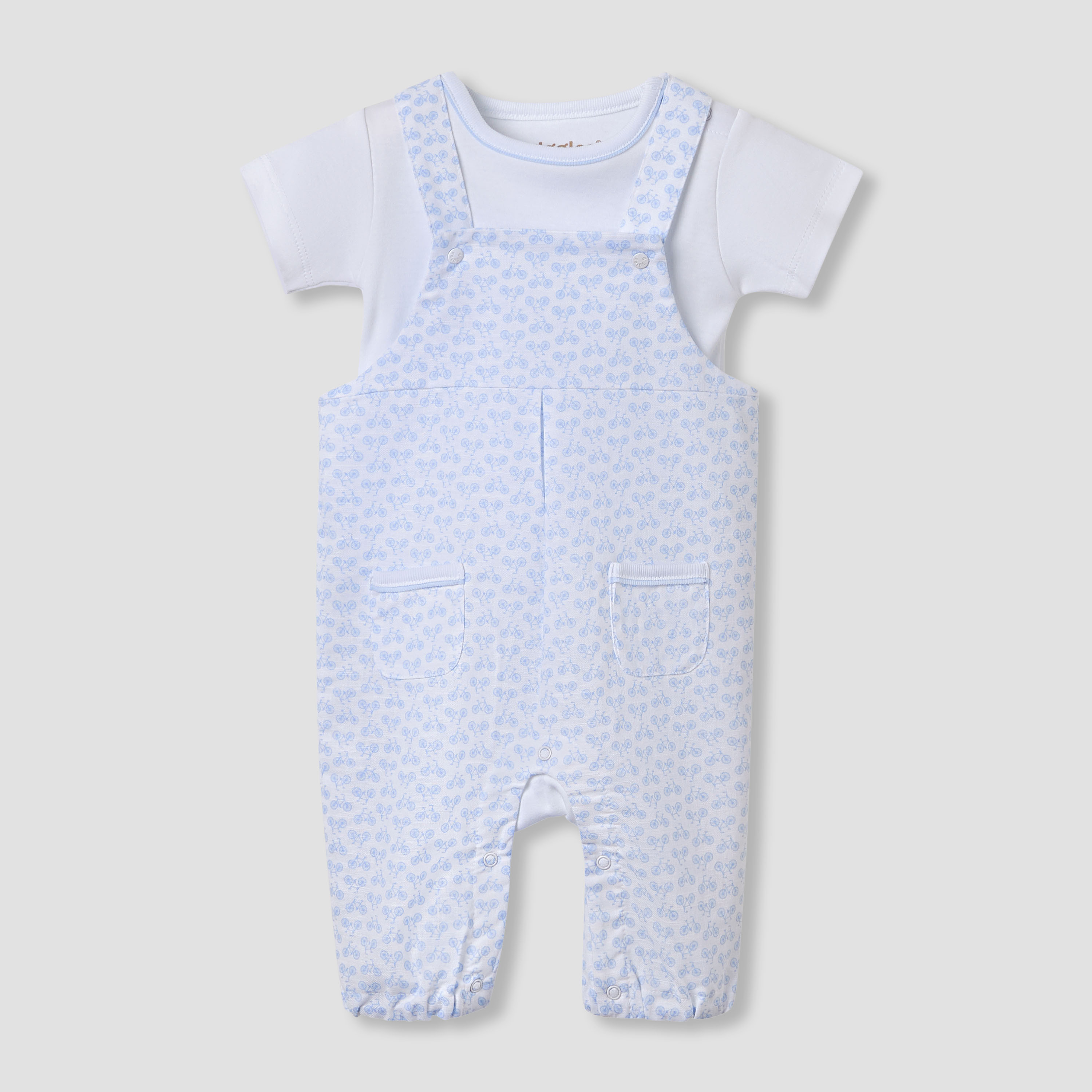 طقم تيشيرت ودنغري بطبعات من جيجلز-baby-boys-clothing-setsandcoords-image-1