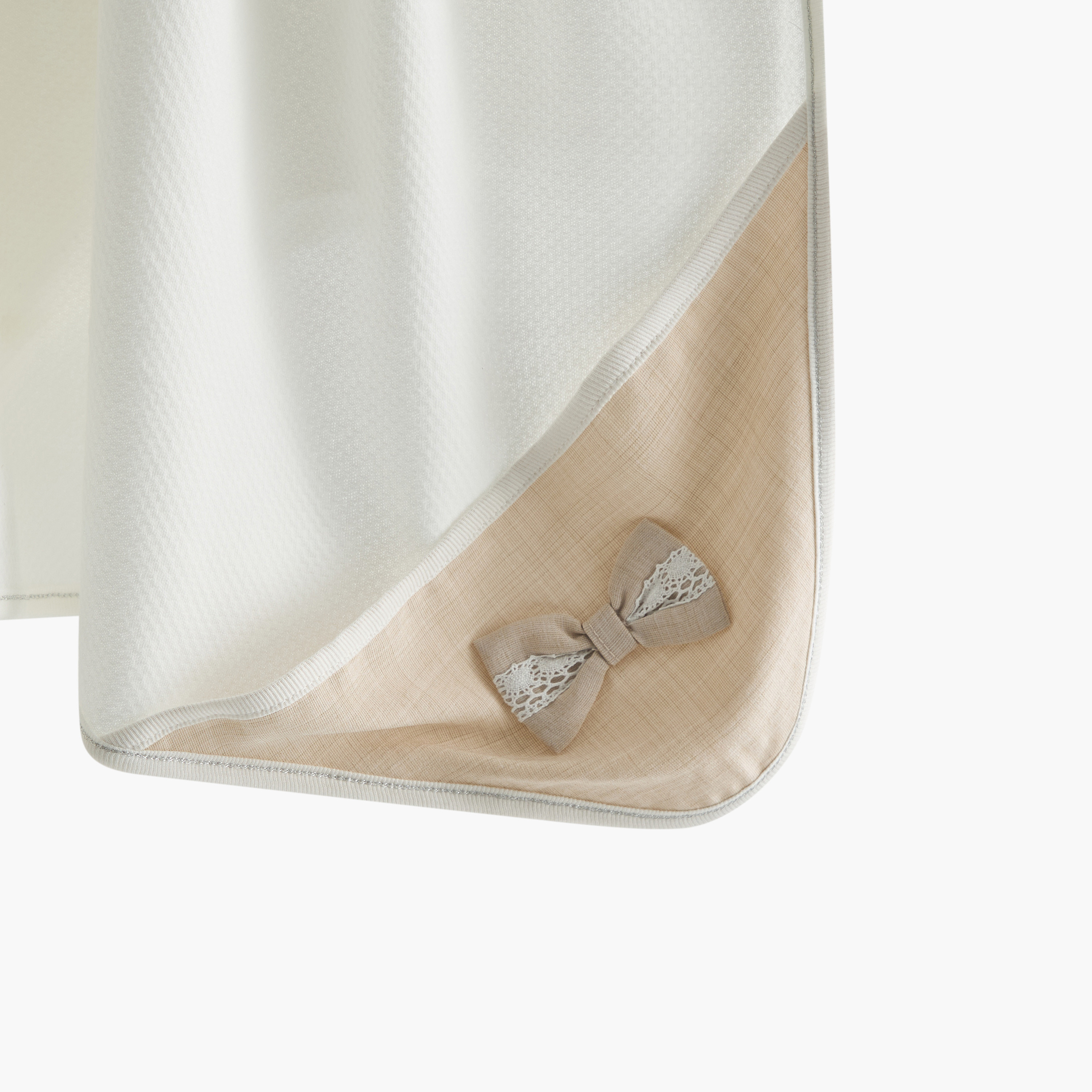 Giggles Textured Hooded Receiving Blanket - 70x70 cm-baby-nursery-blanketsandswaddles-receivingblankets-image-5