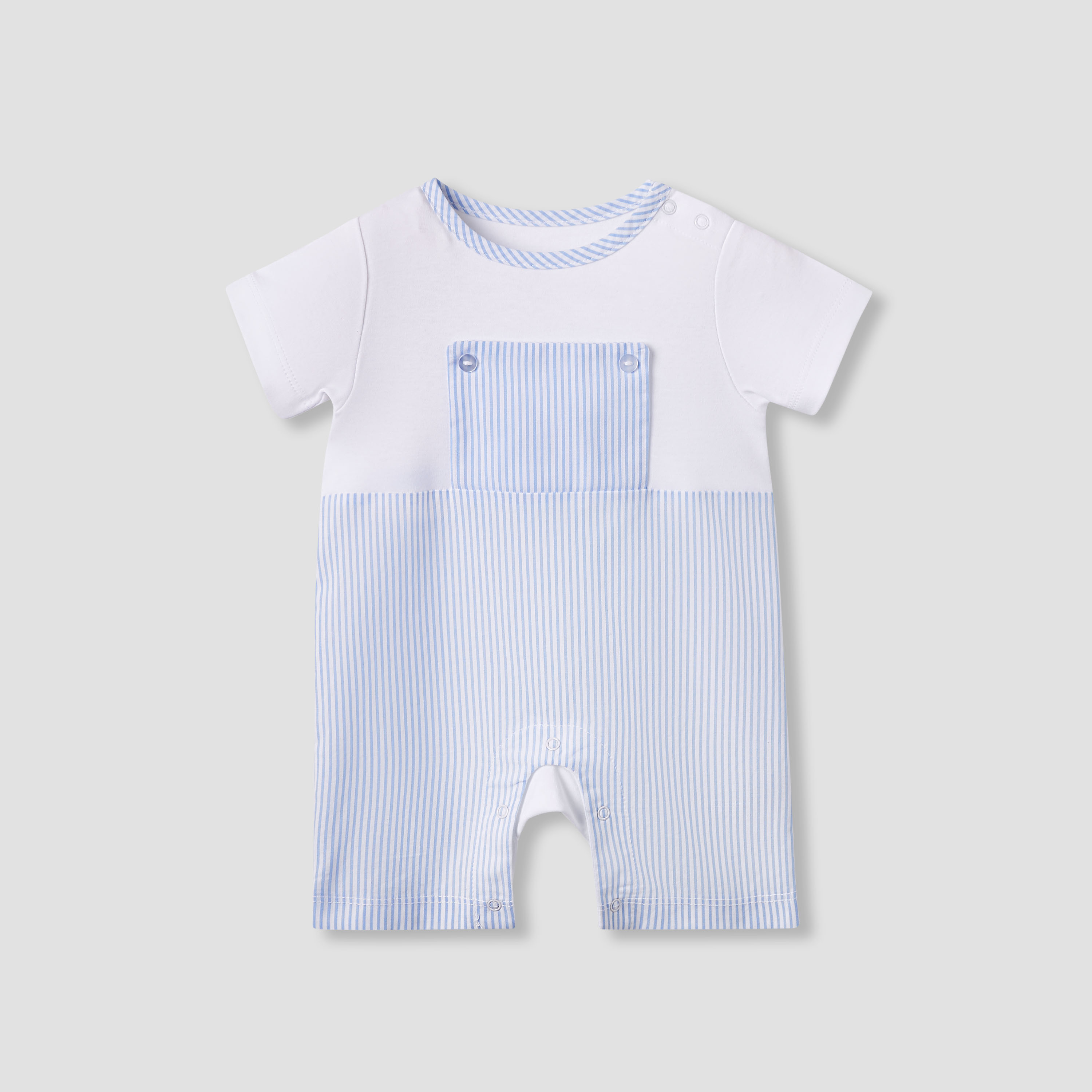 Giggles Striped Romper-baby-boys-clothing-rompers-image-1