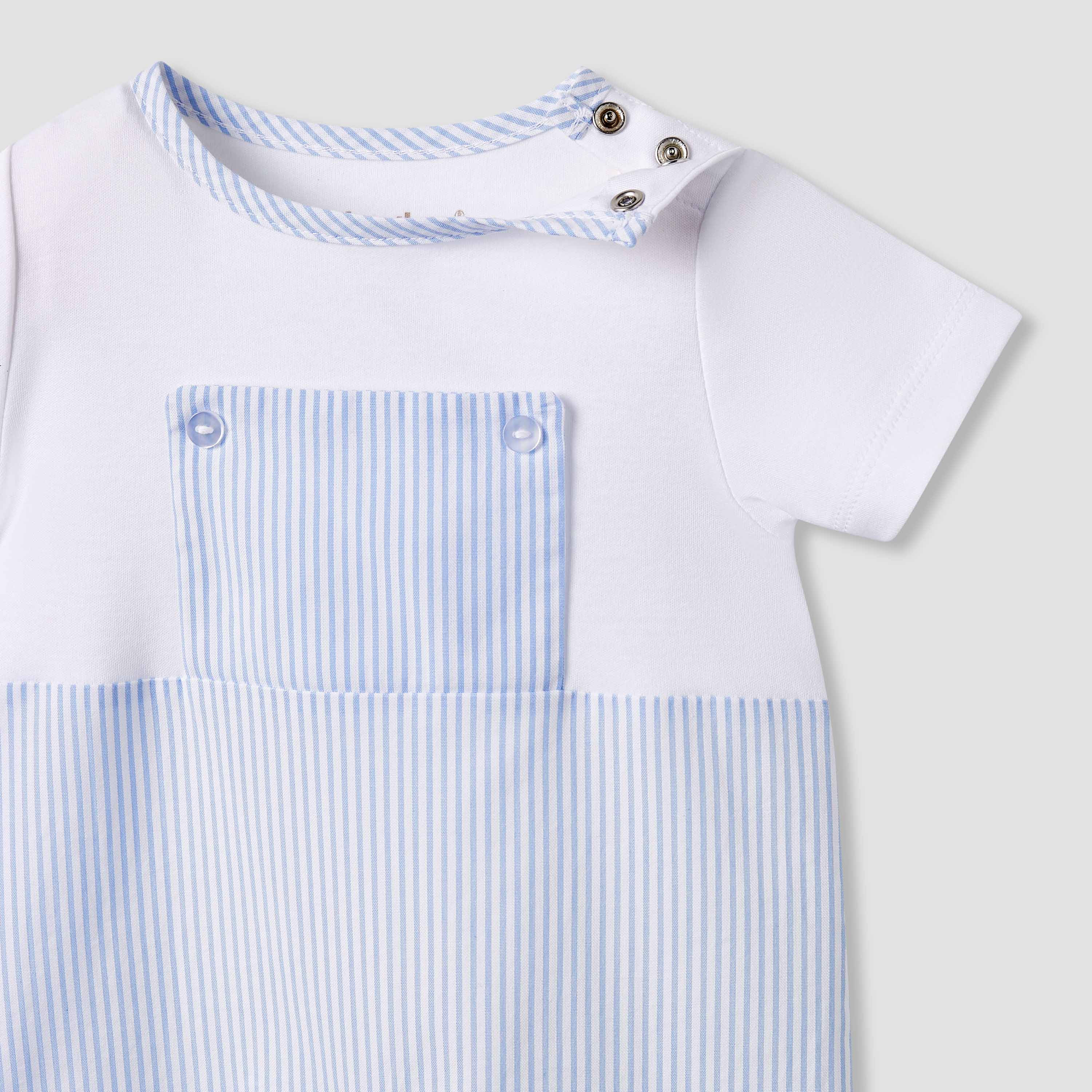 Giggles Striped Romper-baby-boys-clothing-rompers-image-3