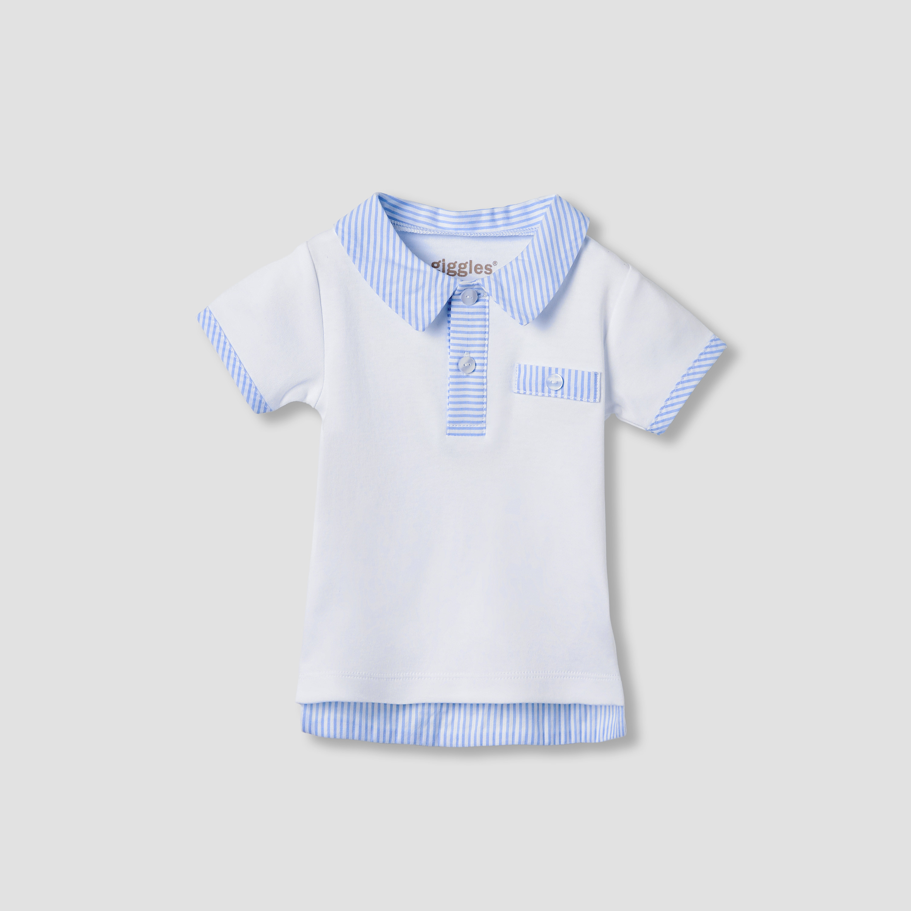 Giggles Striped T-shirt and Shorts Set-baby-boys-clothing-nightwear-pyjamasets-image-2