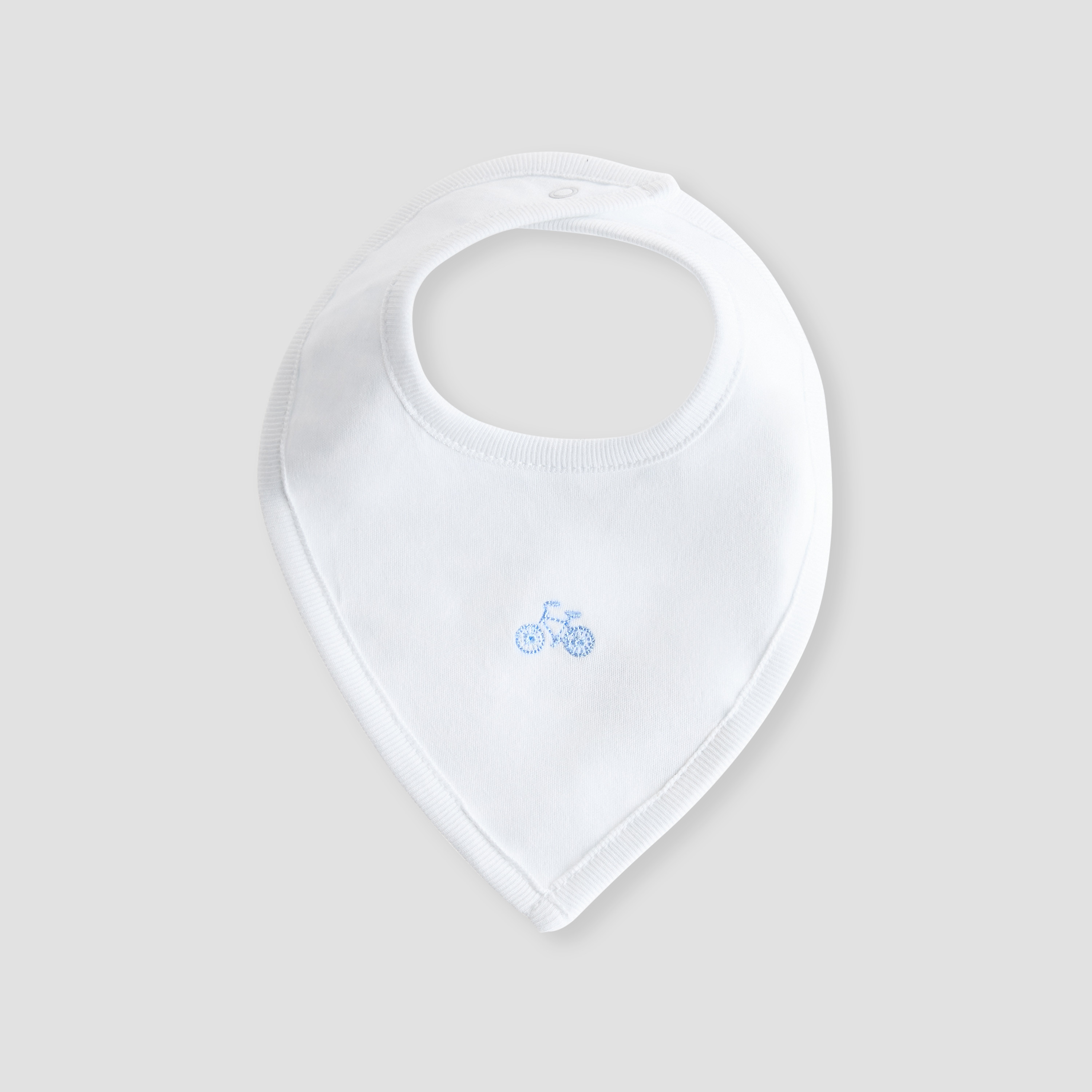 مريلة مطرزة بزر إغلاق من جيجلز-baby-feeding-bibs-image-4