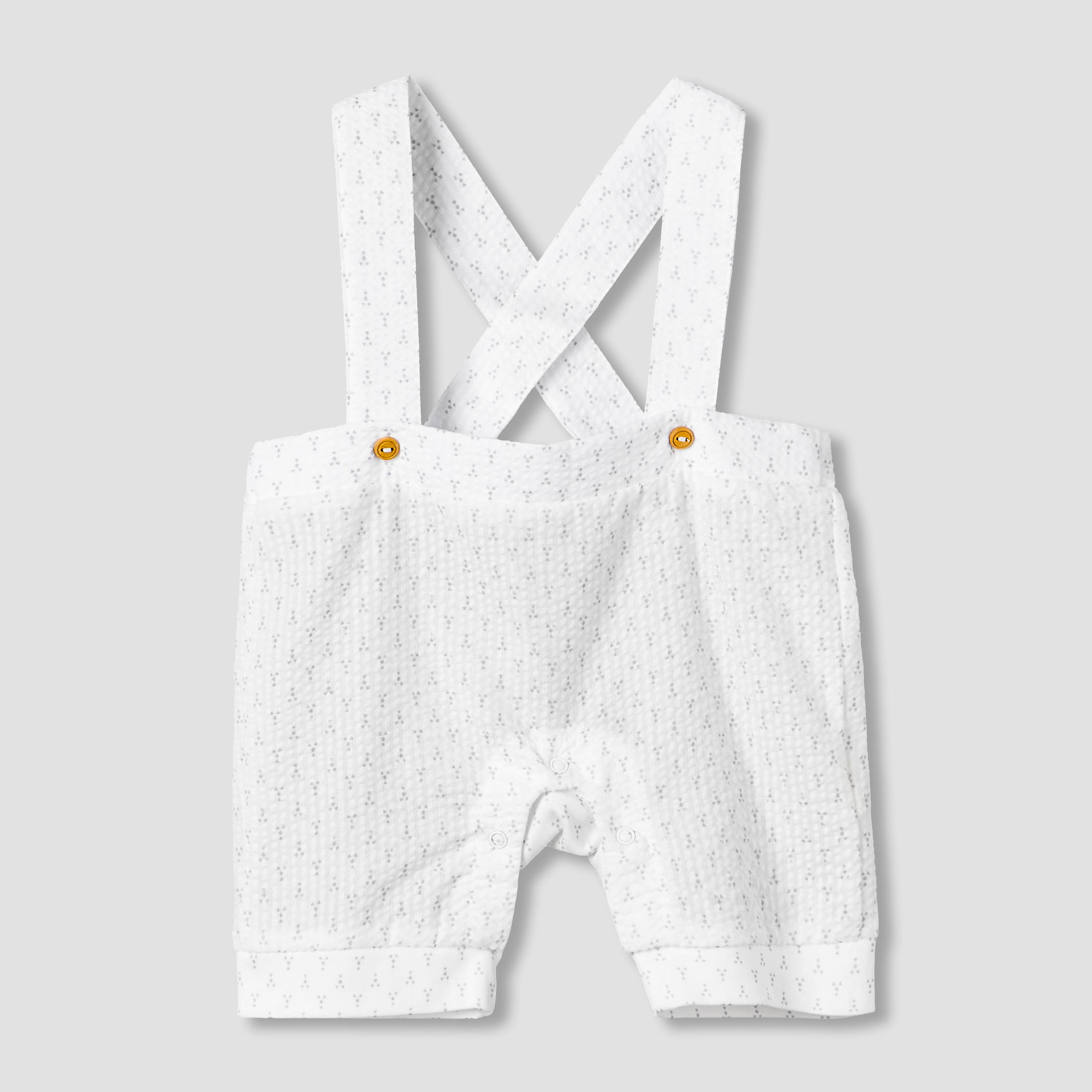 Giggles Collar Short Sleeves T-shirt and Dungaree Set with Bow-baby-boys-clothing-setsandcoords-image-3
