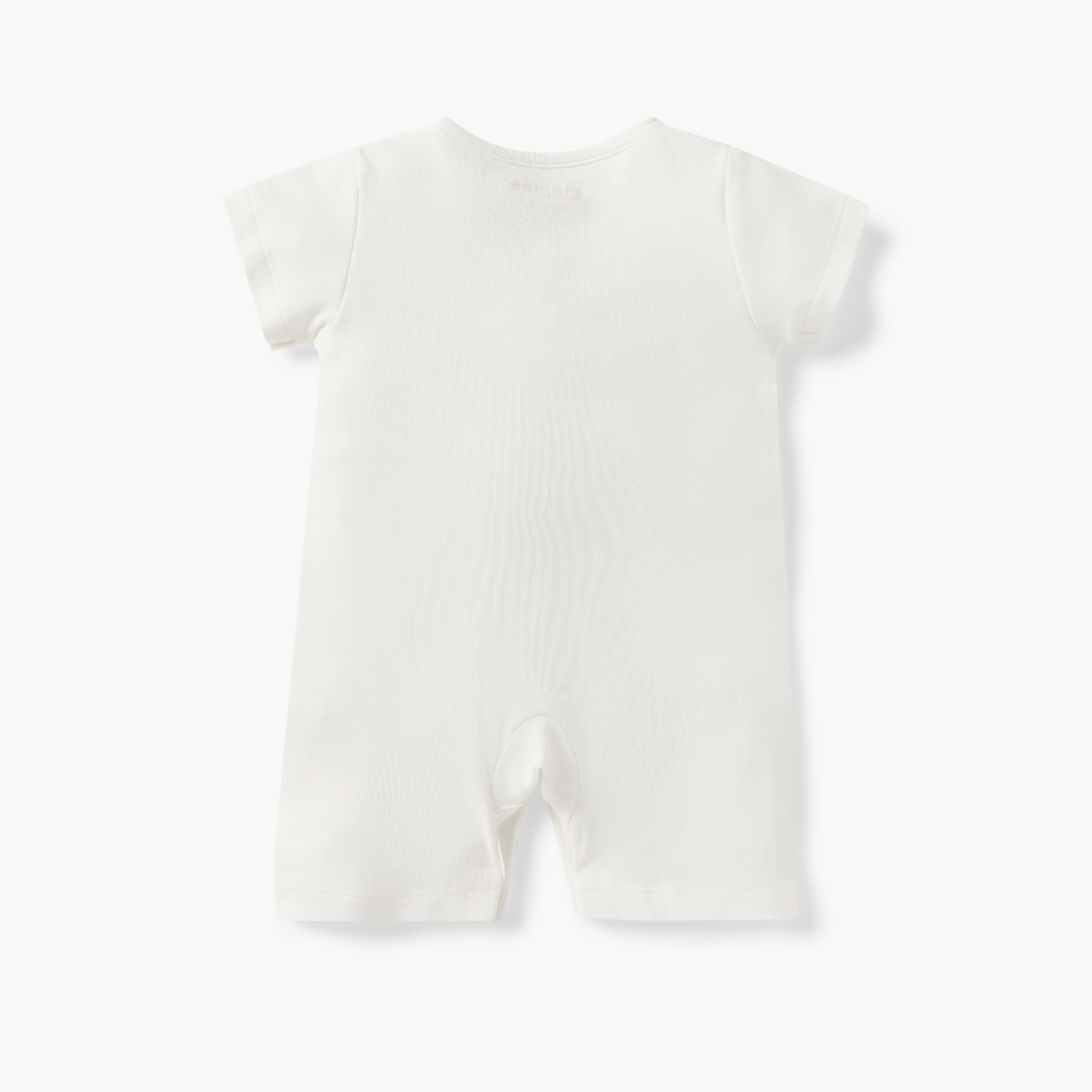 أفرول بارز الملمس بأكمام قصيرة وزر إغلاق كباس من جيجلز-baby-boys-clothing-rompers-image-2