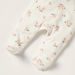 Juniors Floral Print Closed Feet Sleepsuit with Long Sleeves-Sleepsuits-thumbnail-3