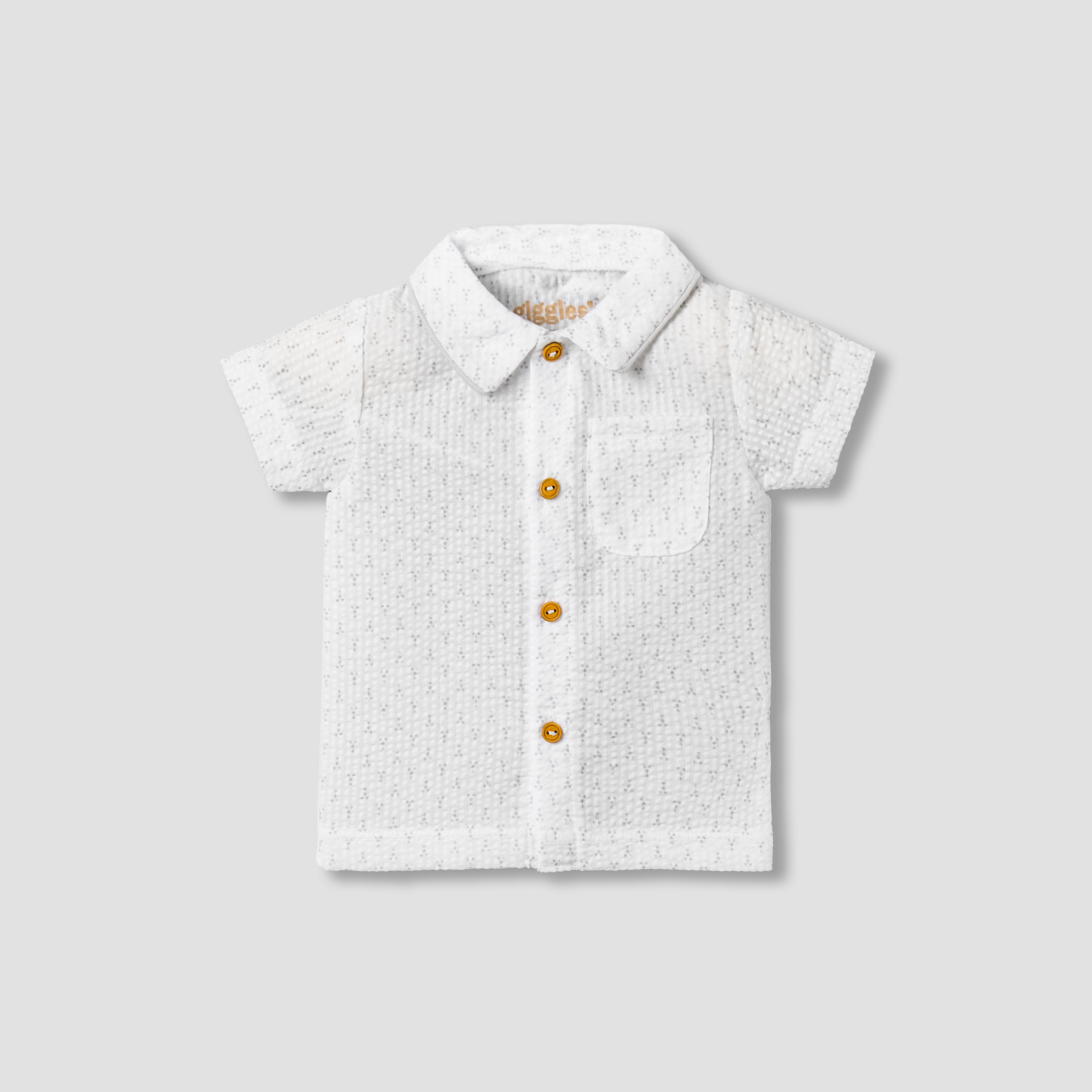 Giggles Cotton Collared Short Sleeve Pyjama Set with Dot Print-baby-boys-clothing-nightwear-pyjamasets-image-2